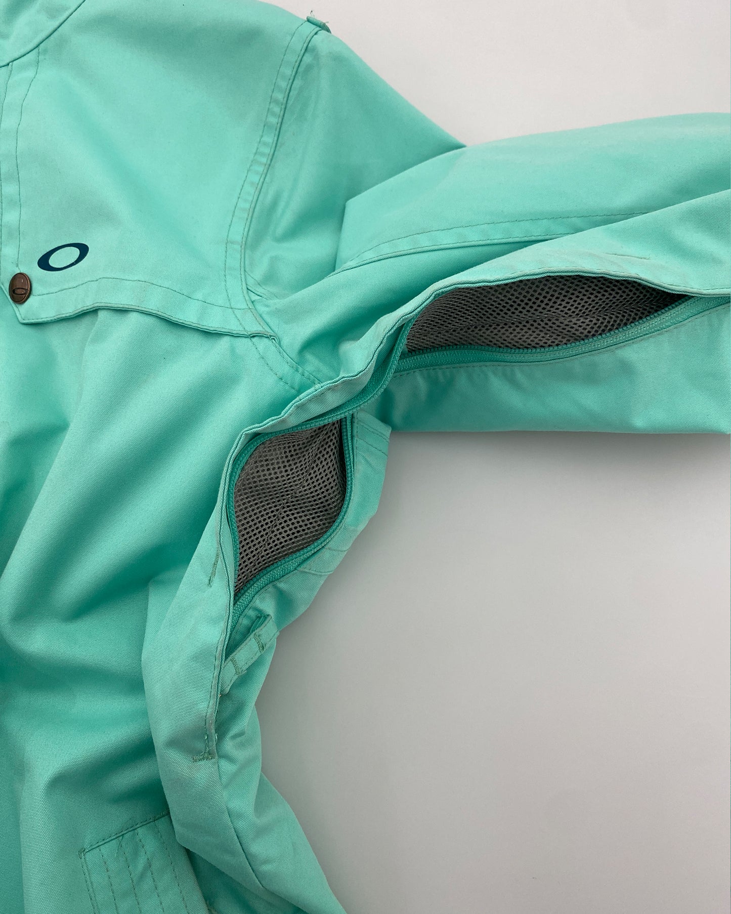 Oakley 2010s Hardshell Ski Jacket Turquoise