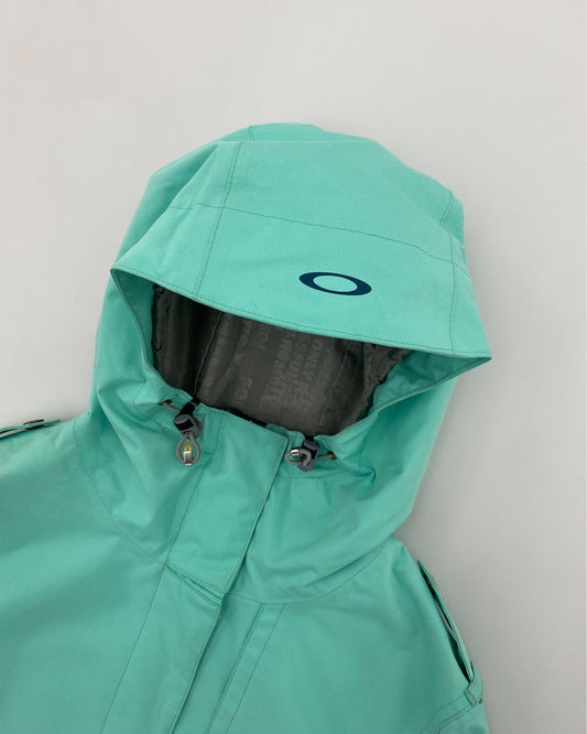 Oakley 2010s Hardshell Skijacke Türkis 