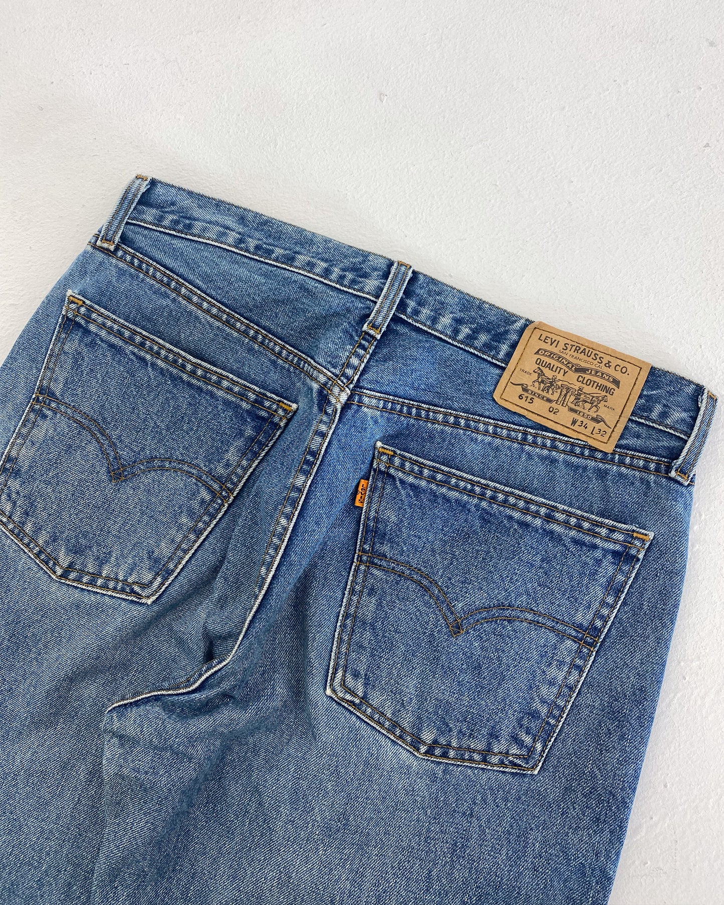 Levis 2000s Orange Tab Denim Hellblau 