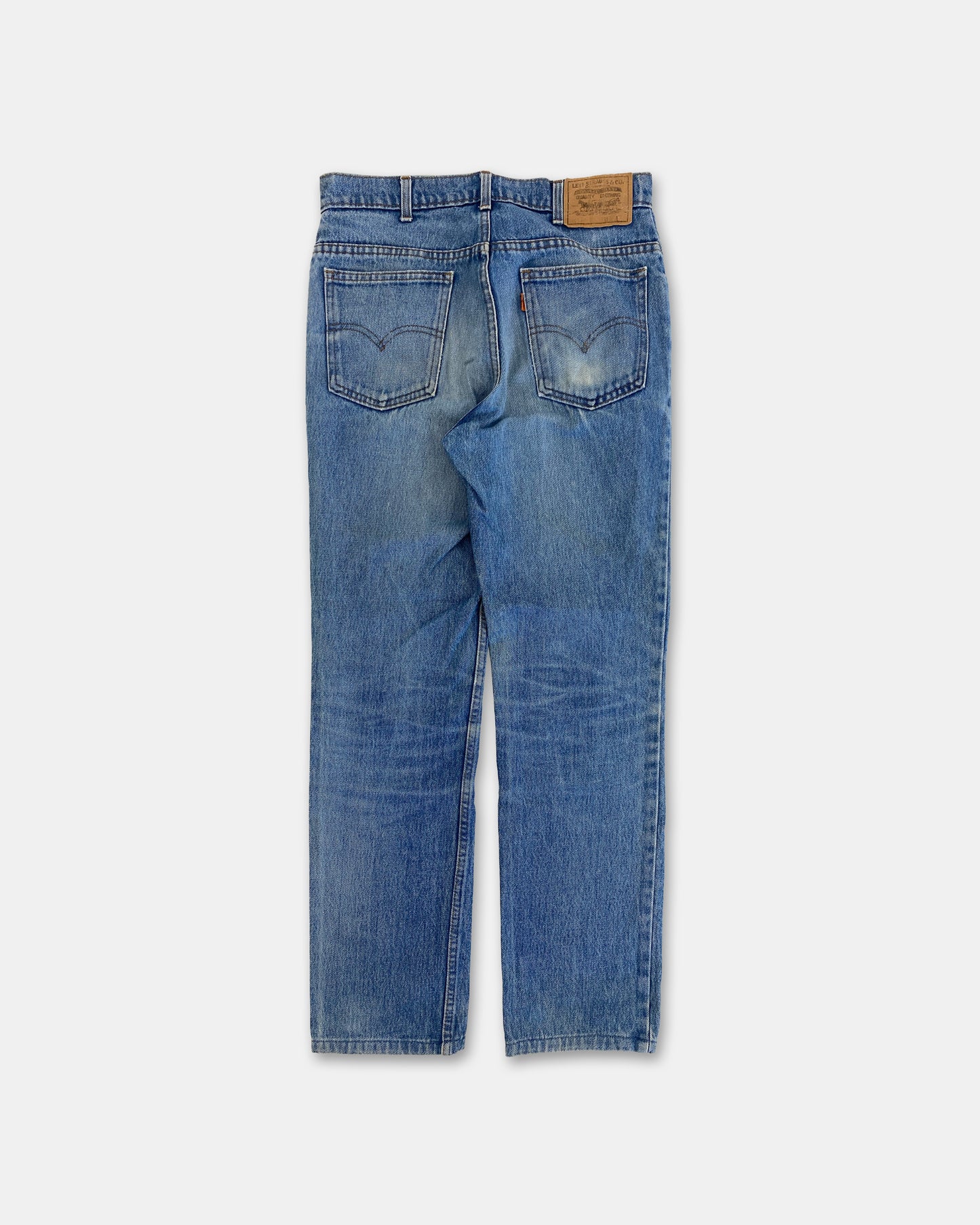 Levis 1980er Orange Tab Belgium Denim Hellblau 