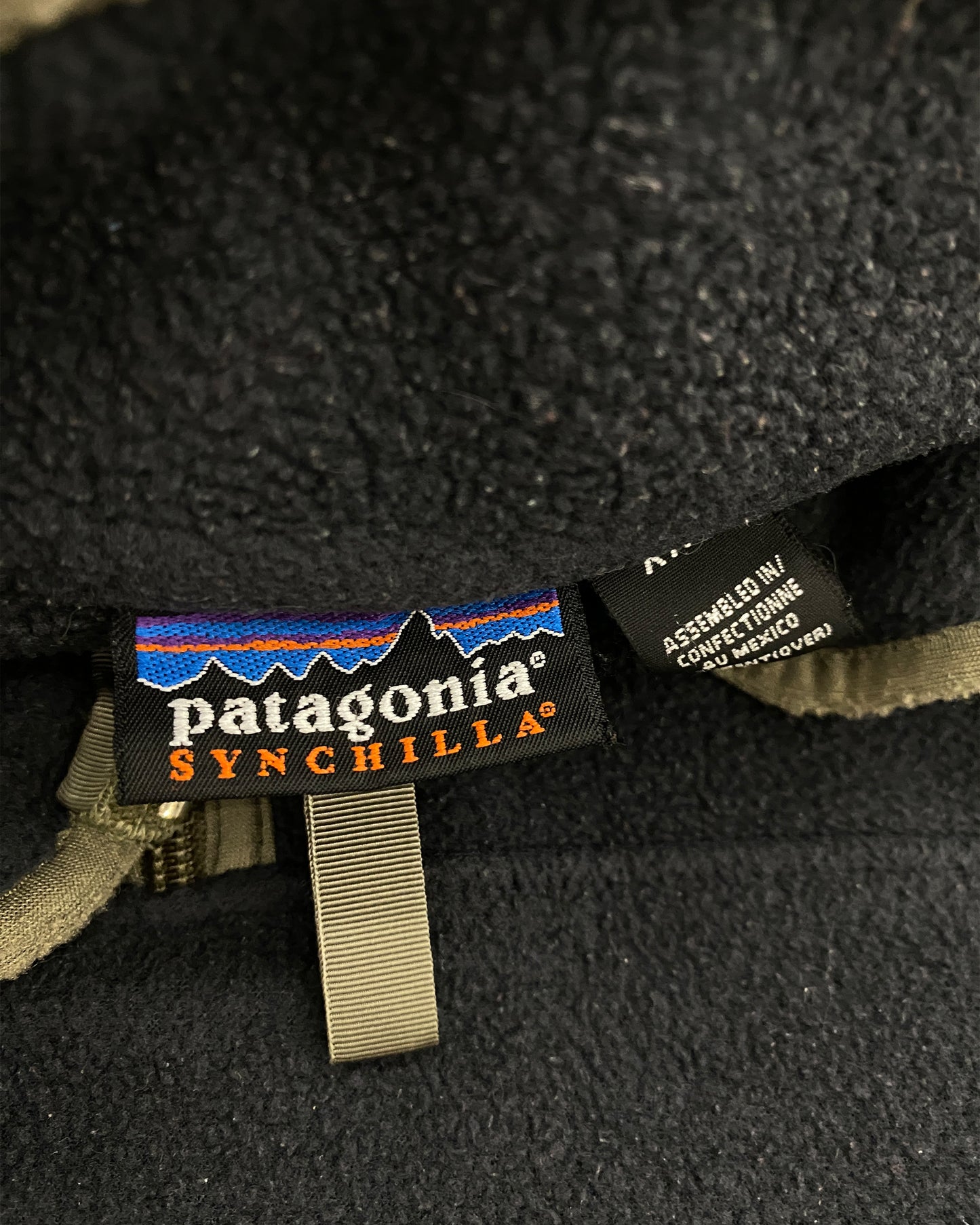 Patagonia 1990s Synchilla Half Zip Fleece Sweater Grey