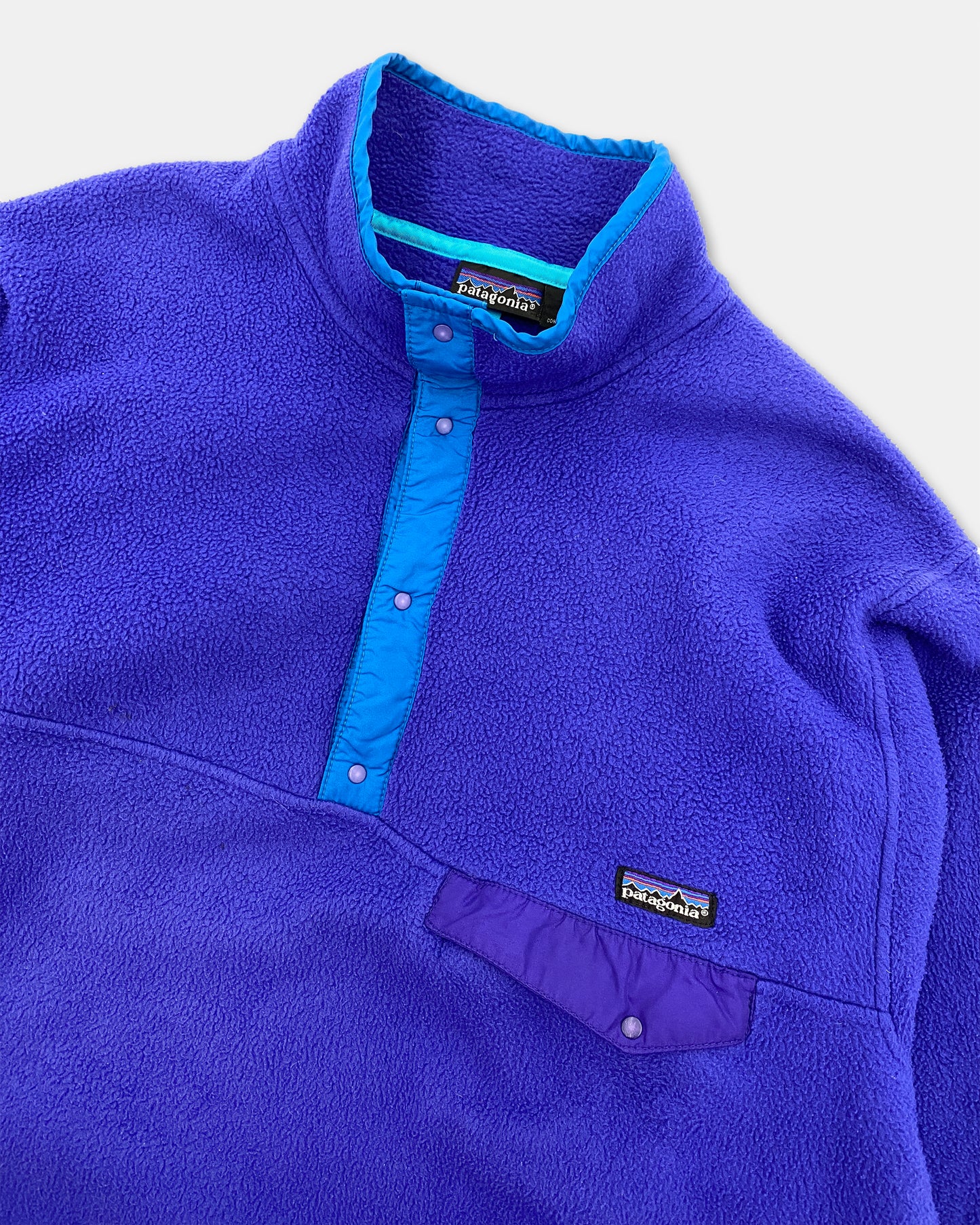 Patagonia 1990s Fleece Jacket Purple