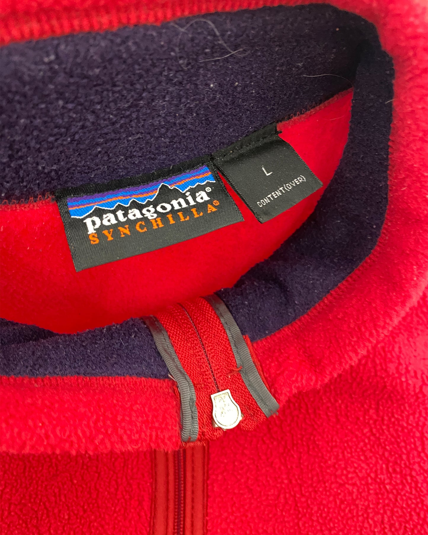 Patagonia 1990s Synchilla Fleece Vest Red