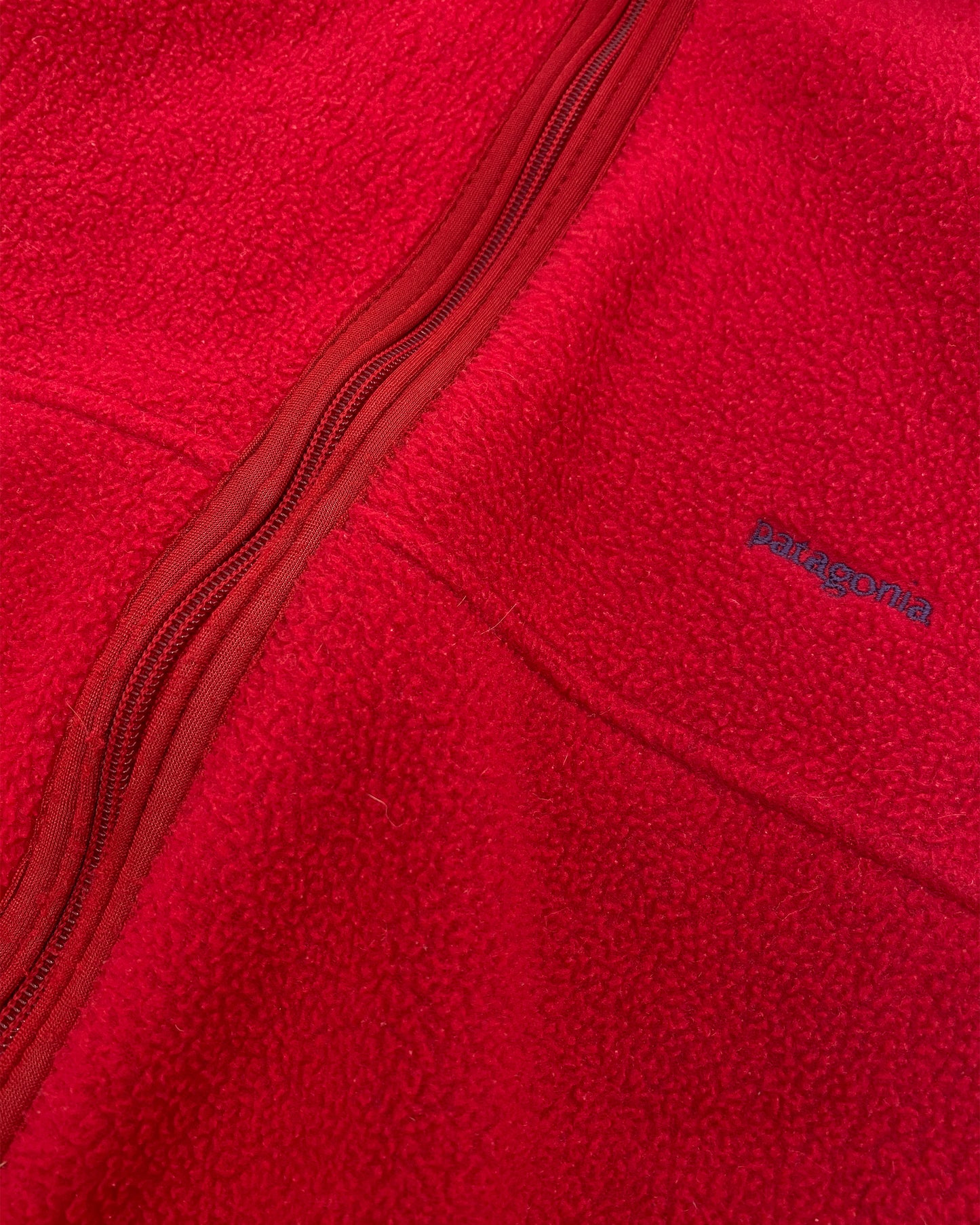 Patagonia 1990s Synchilla Fleece Vest Red