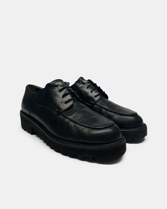 Paul Green München 2000s Leder Vibram-Loafer Schwarz 