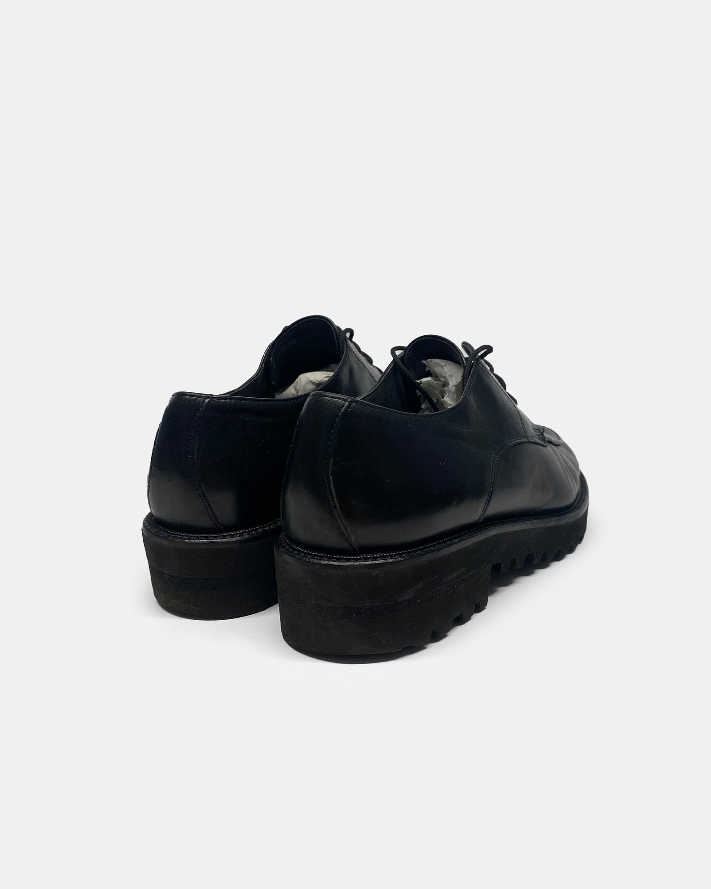 Paul Green München 2000s Leather Vibram Loafer Black