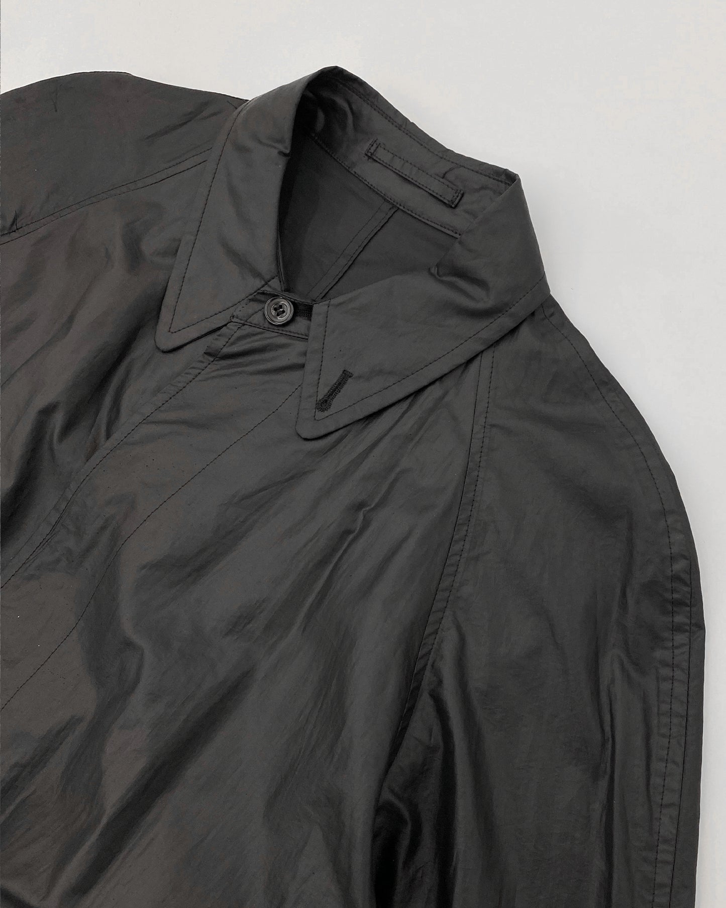 Paul Smith 1990s Light Nylon Coat Black