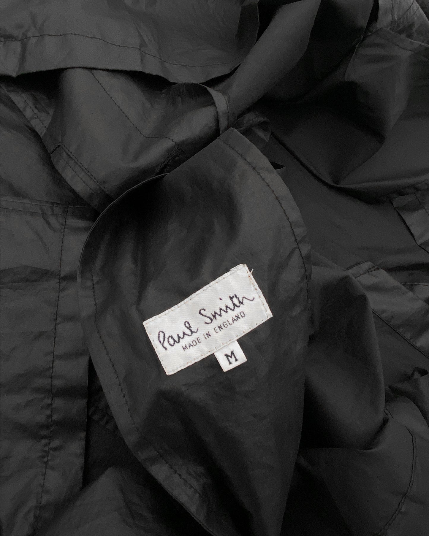 Paul Smith 1990s Light Nylon Coat Black