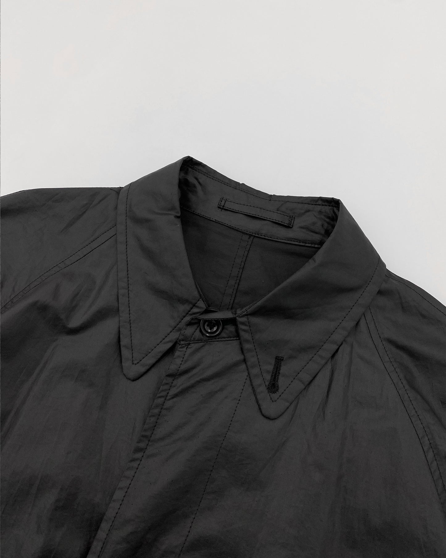 Paul Smith 1990s Light Nylon Coat Black