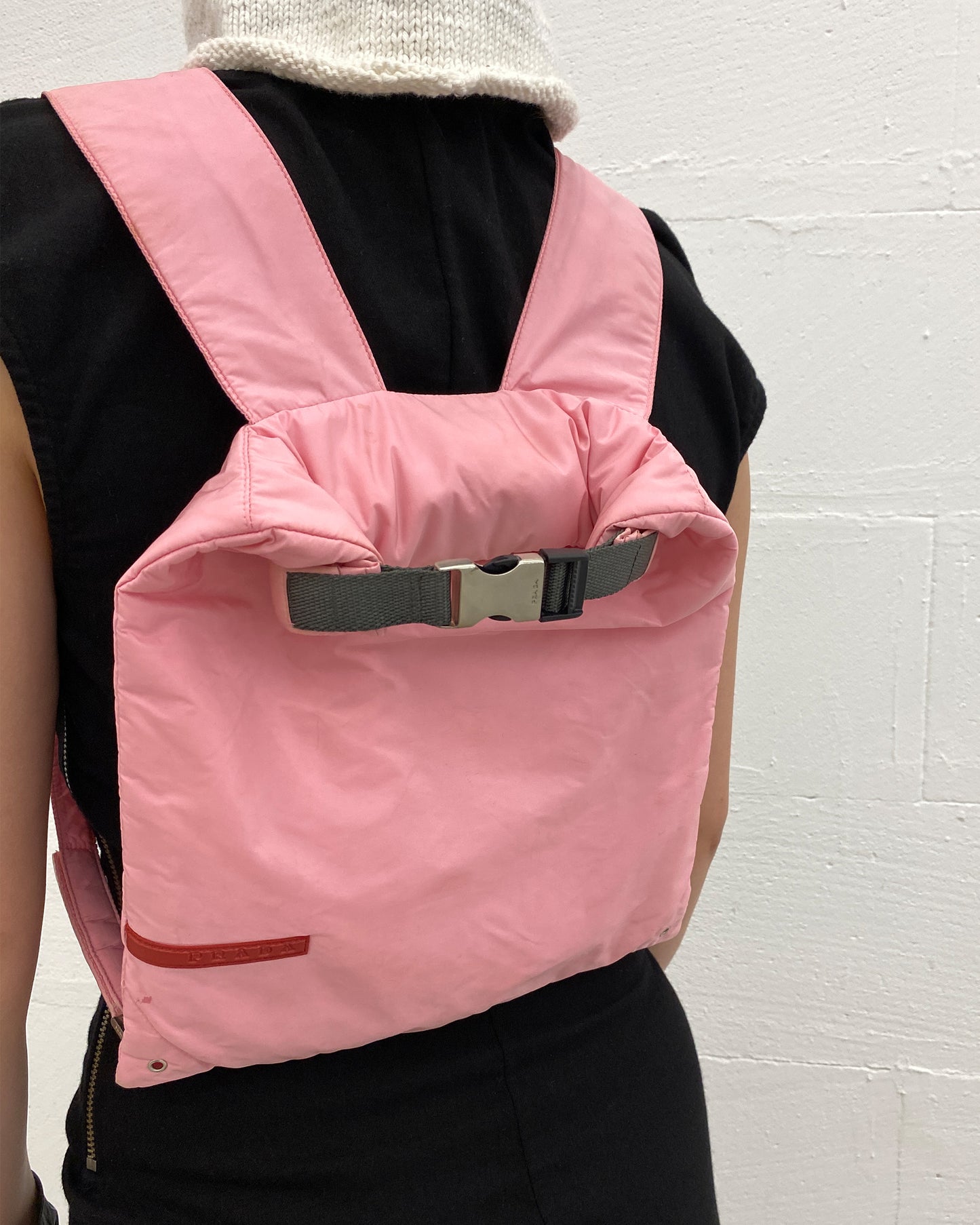 Prada SS1999 Nylon-Rucksack Rosa 