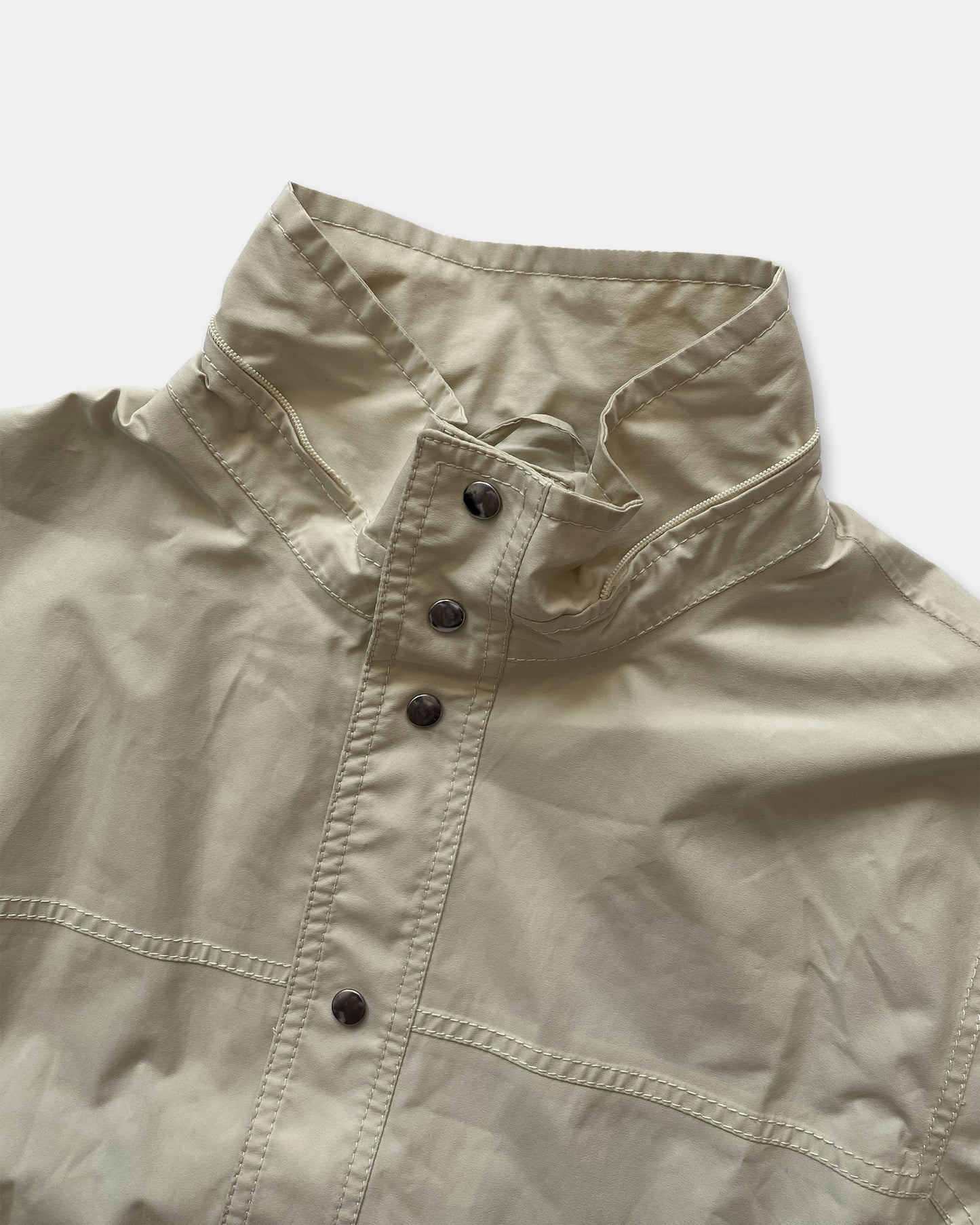 Prada 2000s Gore-Tex Mantel Beige 