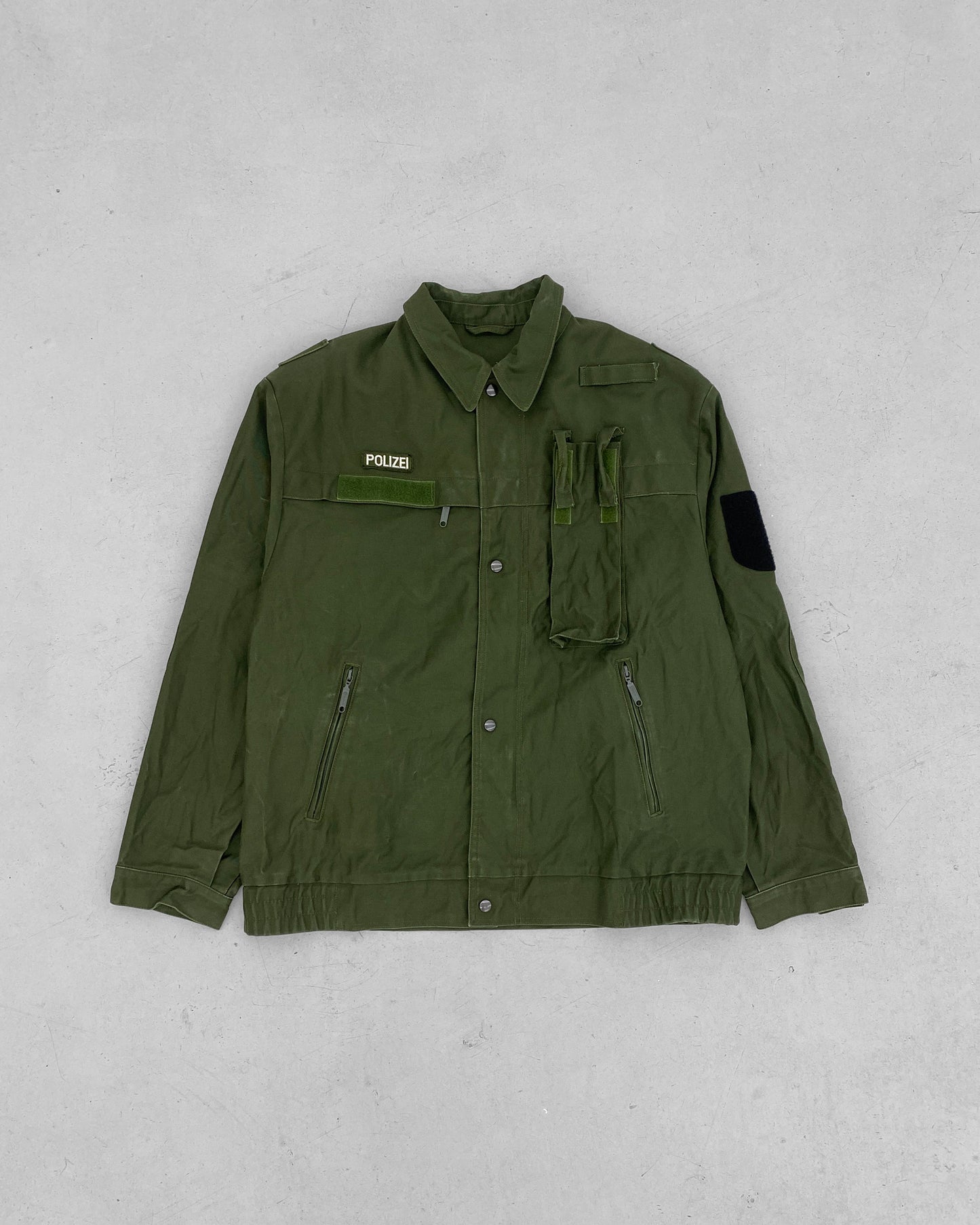 Vintage 1990s Polizei Heavy Cotton Jacket Green