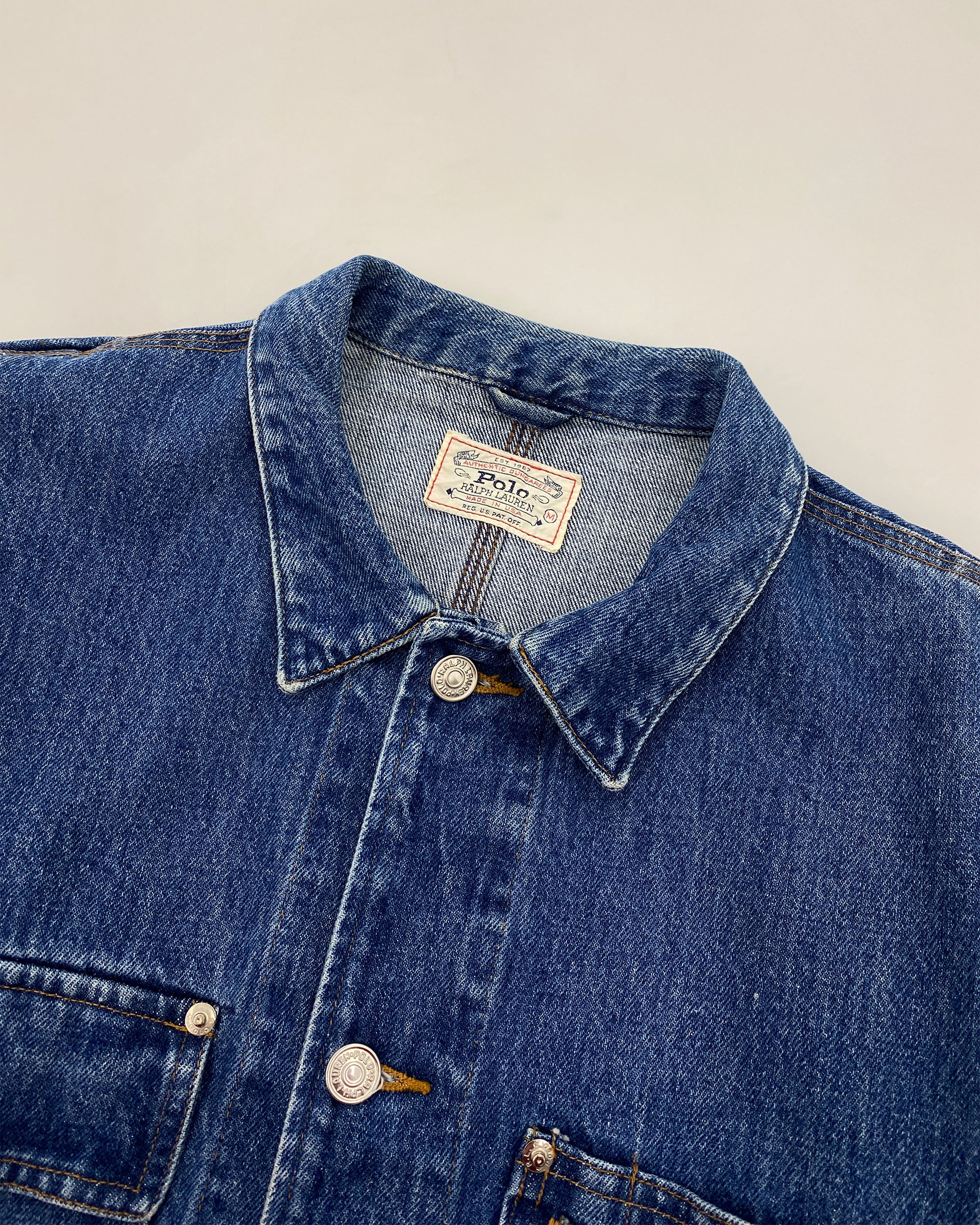 美品 80's VNTG POLO COUNTRY DENIM BD USA ❌SOLD OUT❌ Vintage 80s POLO RALPH LAUREN Denim shirt Size