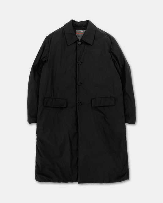 Prada 2000s Padded Nylon Coat Black