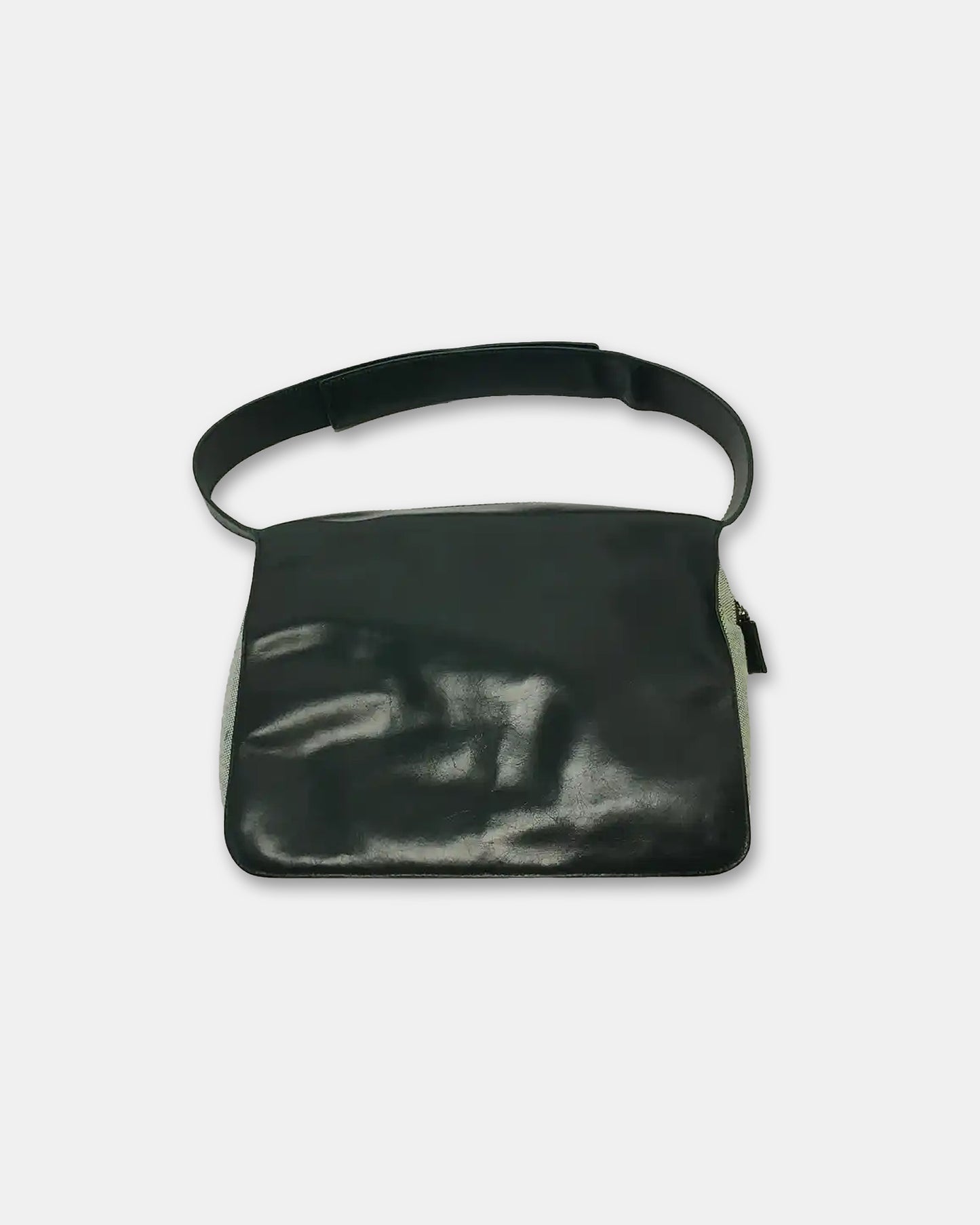 Prada SS1999 Canvas-Gürteltasche Grün 