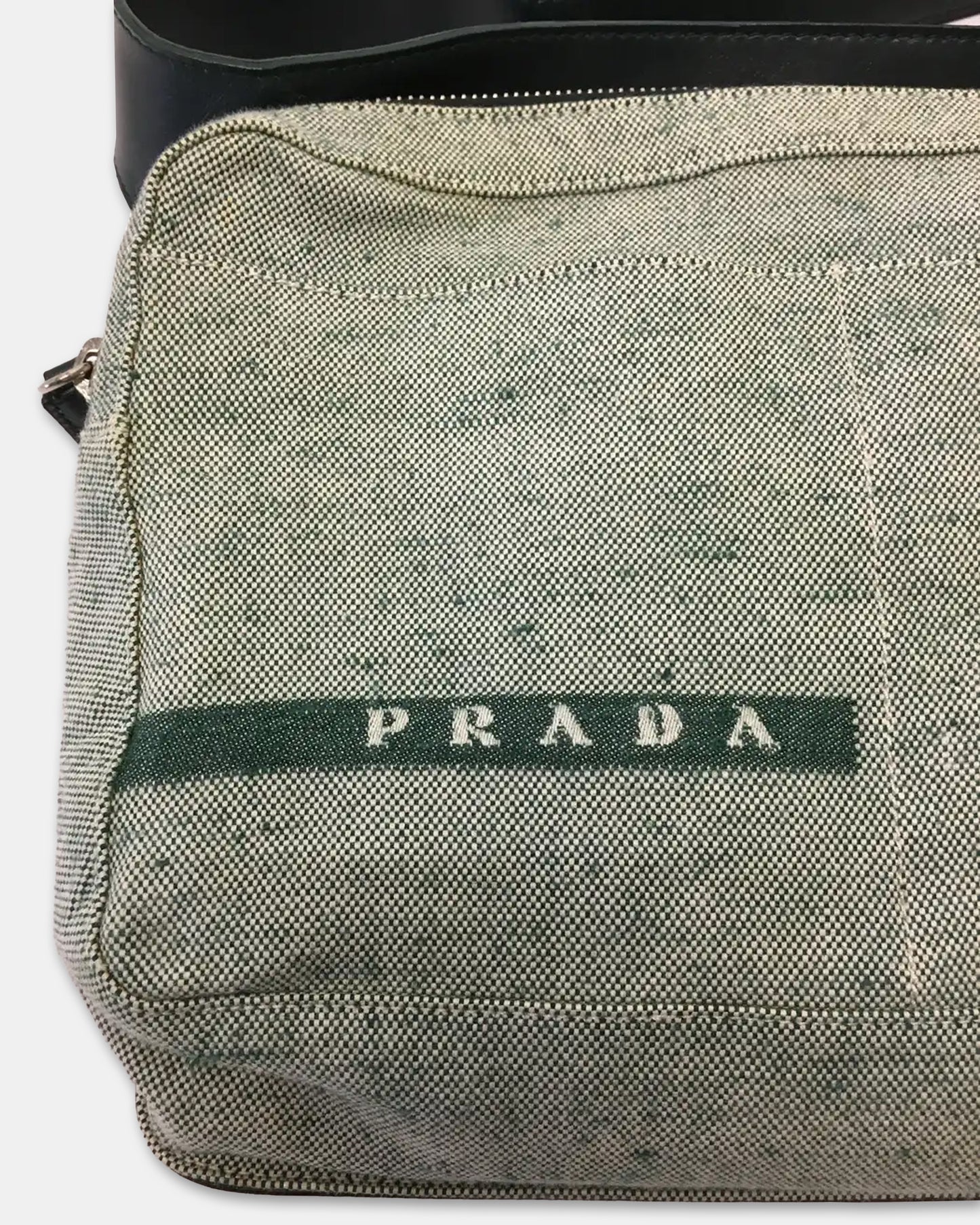 Prada SS1999 Canvas Waist Bag Green