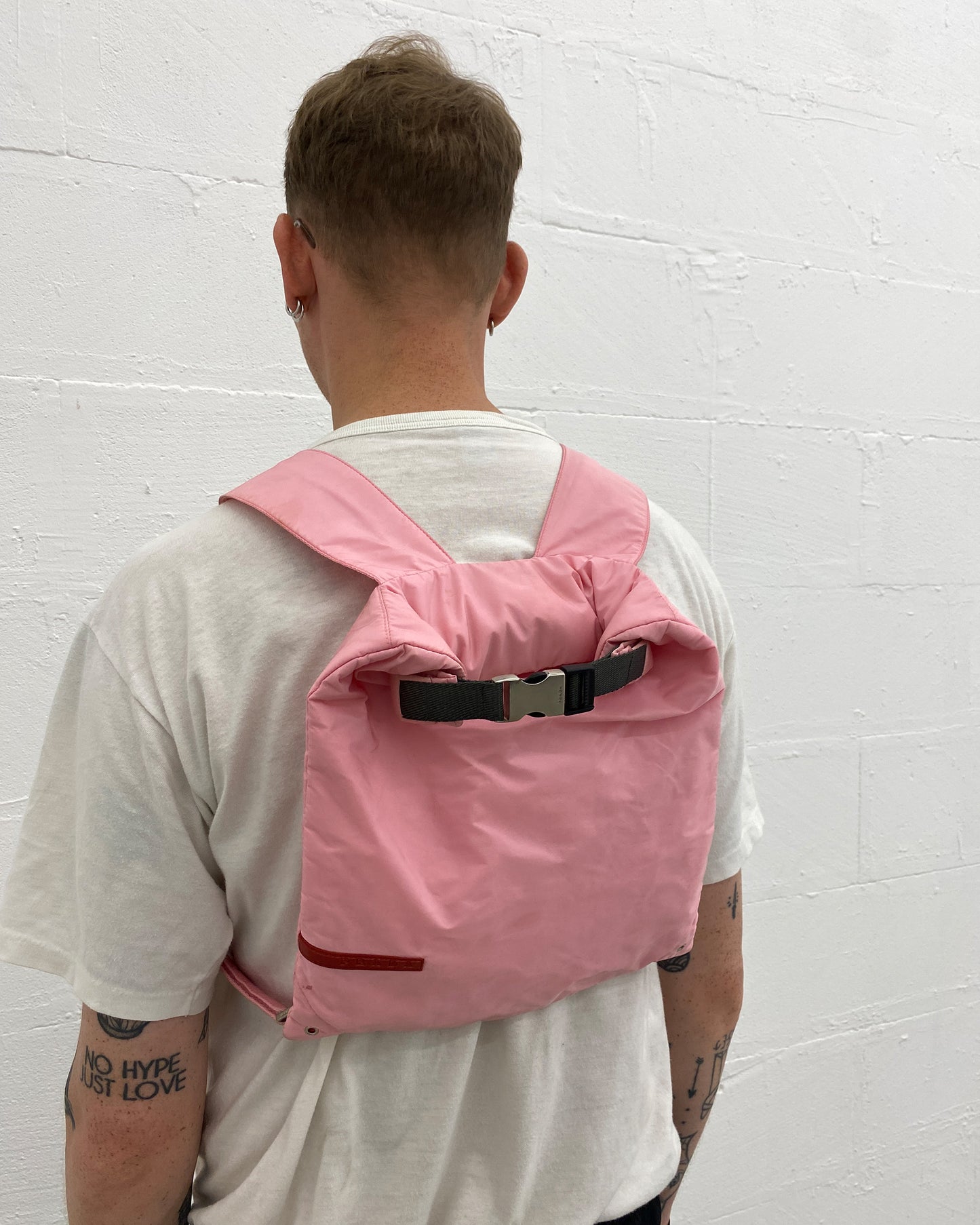 Prada SS1999 Nylon Backpack Pink