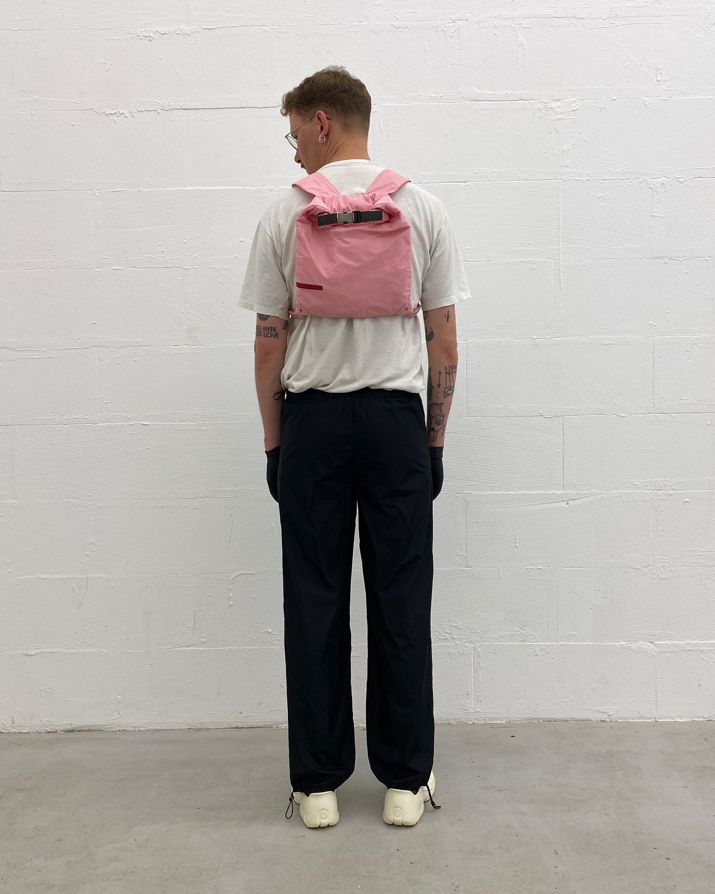 Prada SS1999 Nylon-Rucksack Hellblau 