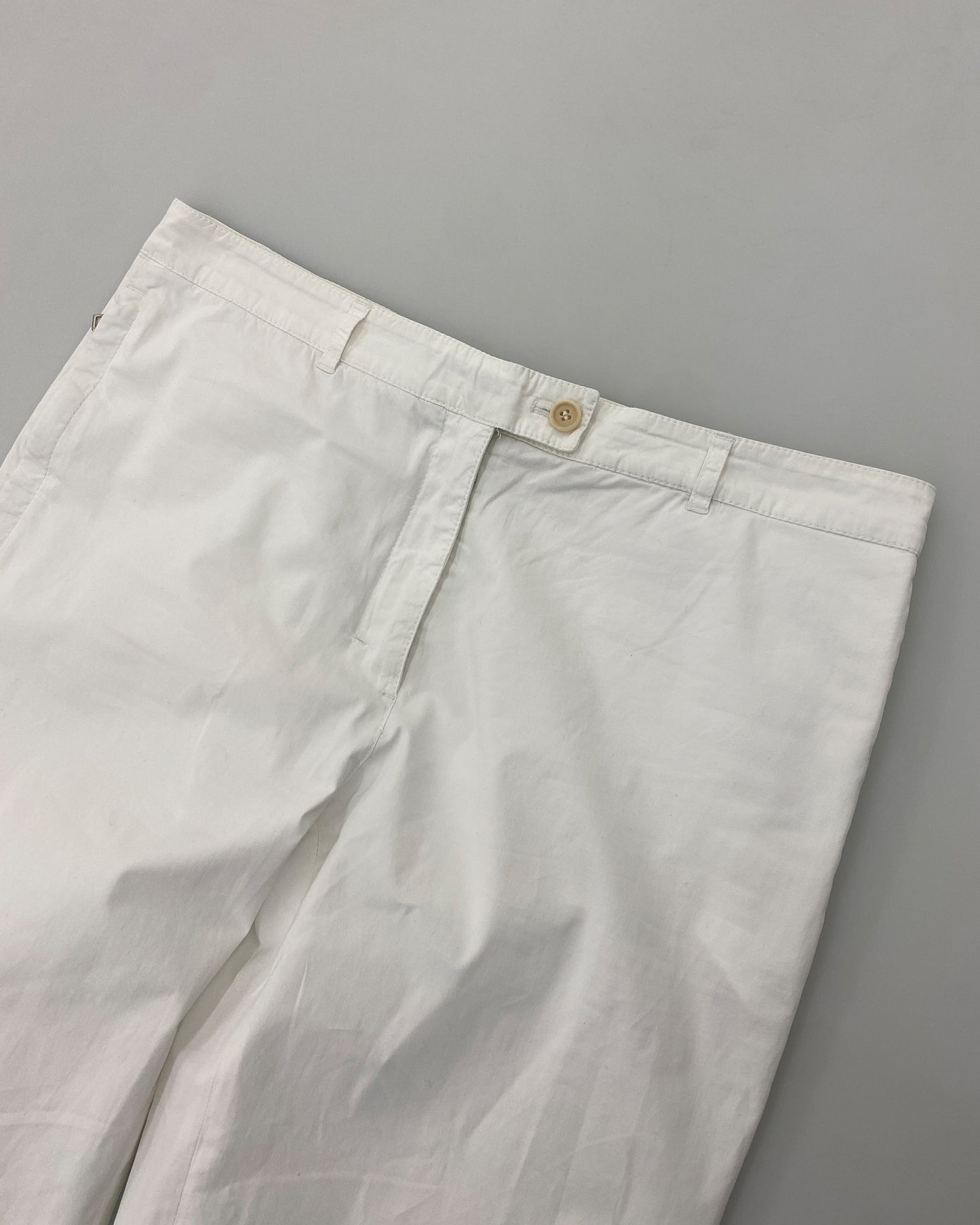 Prada 2000s Pants White