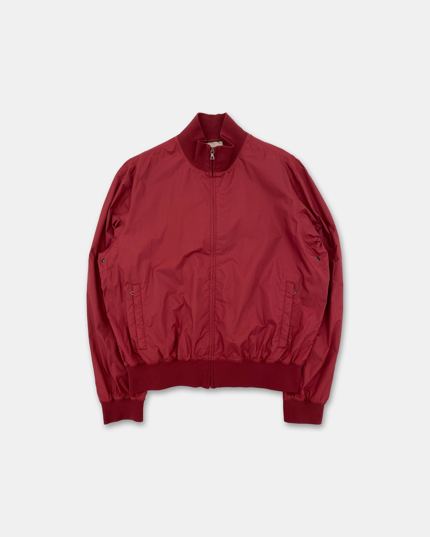 Prada 2000s Nylon Jacket Darkred