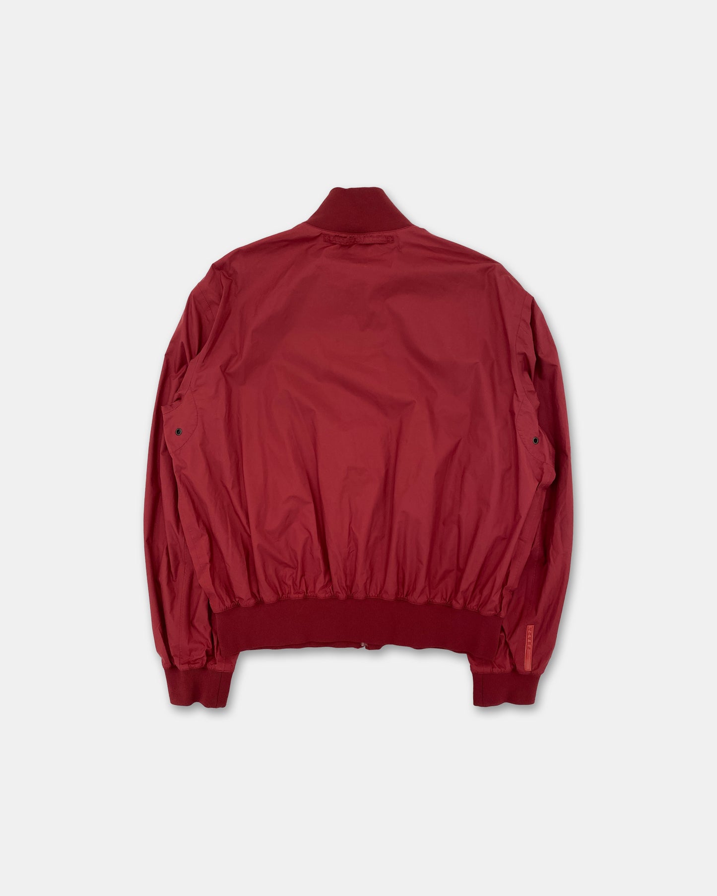 Prada 2000s Nylon Jacket Darkred