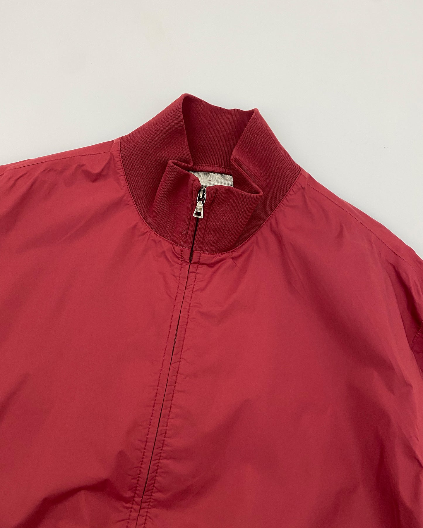 Prada 2000s Nylon Jacket Darkred