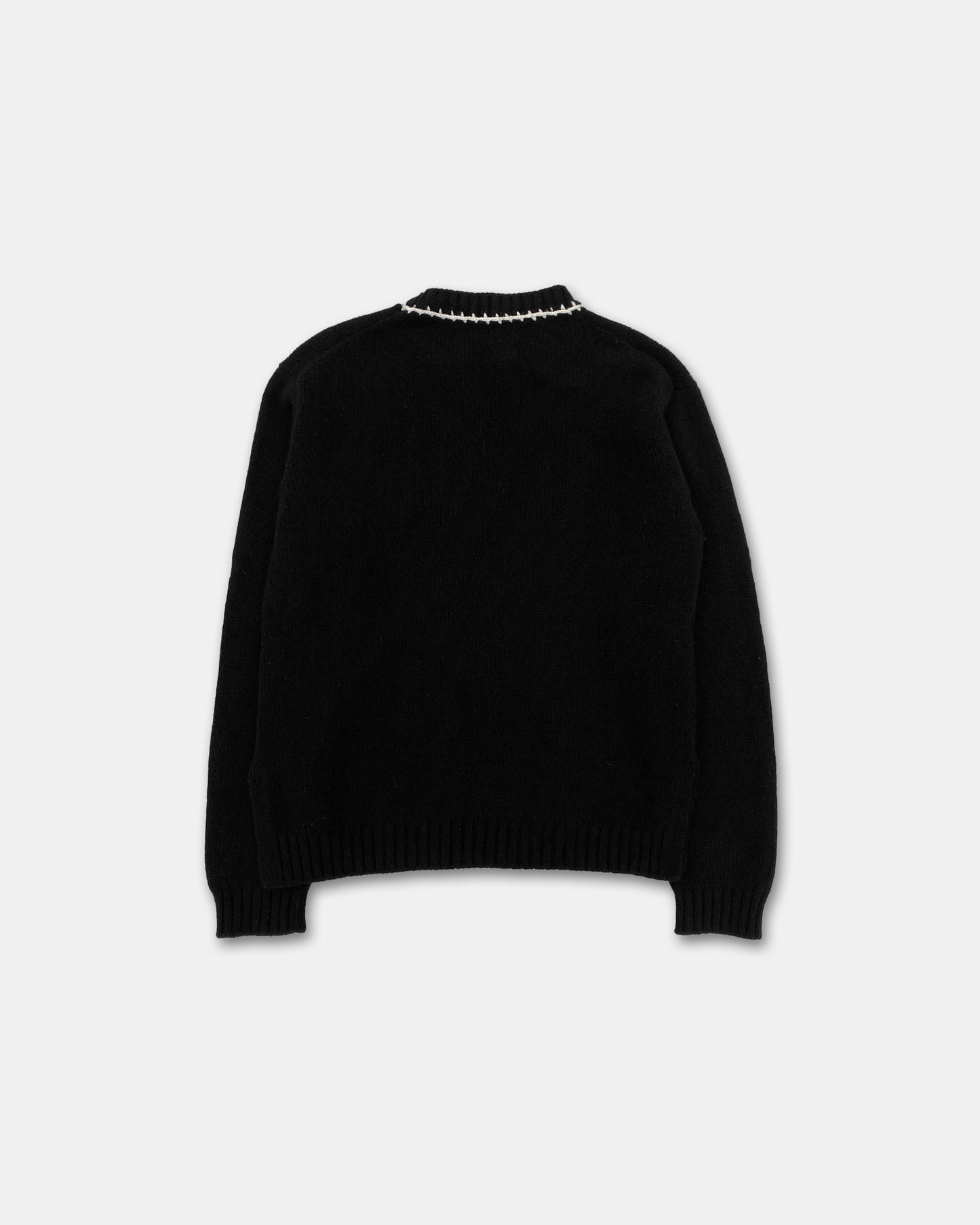 Prada AW2016 Stars Cashmere Knit Sweater Black