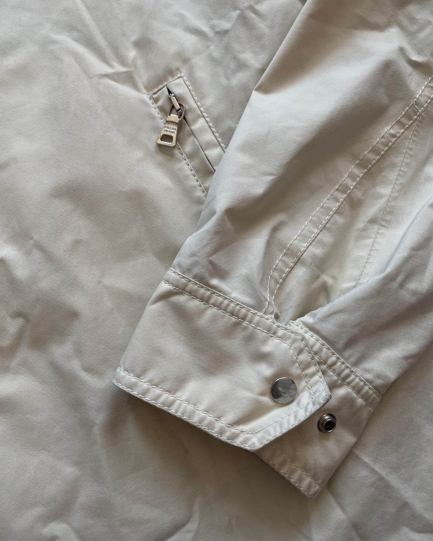 Prada 2000s Gore-Tex Mantel Beige 