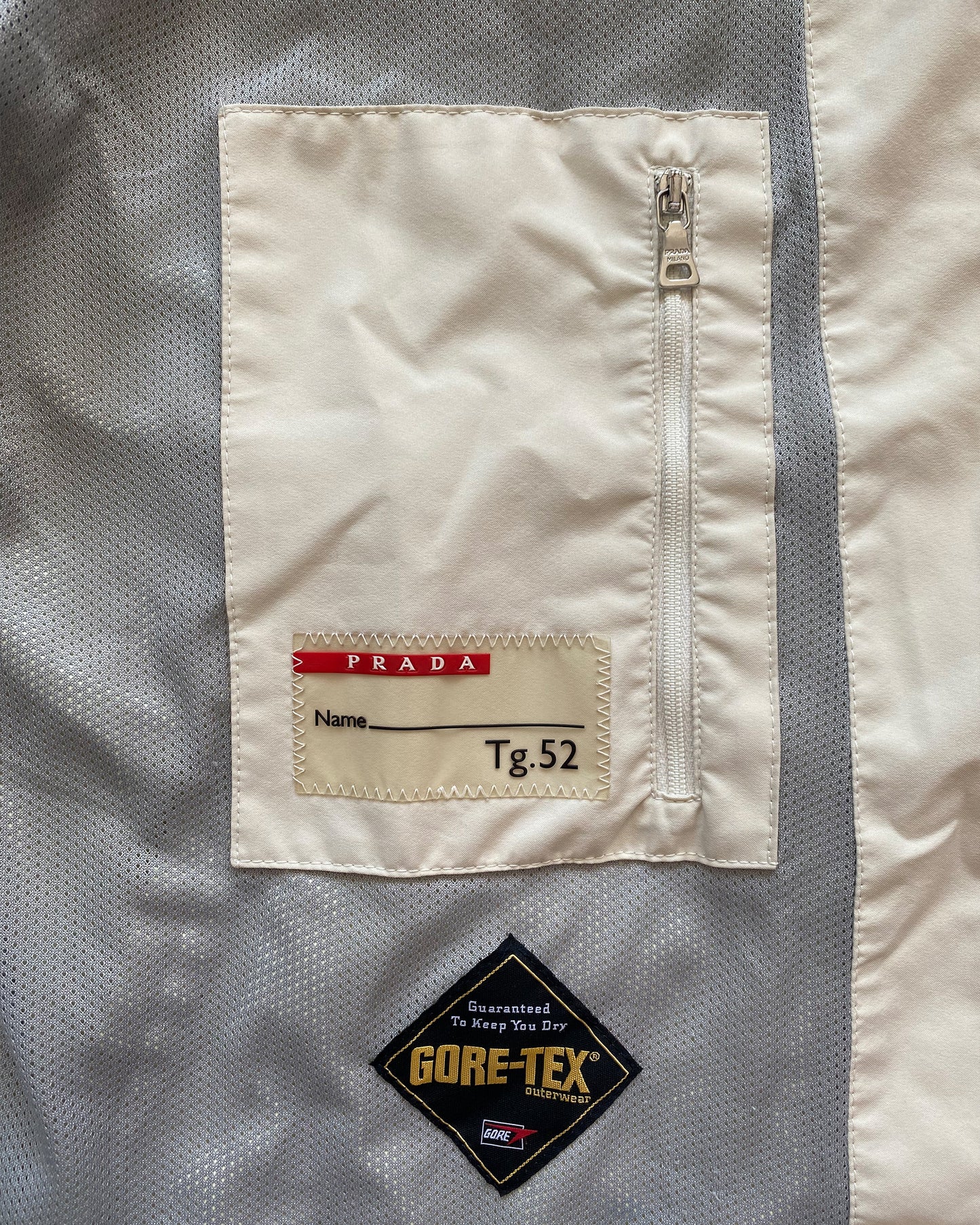 Prada 2000s Gore-Tex Coat Beige