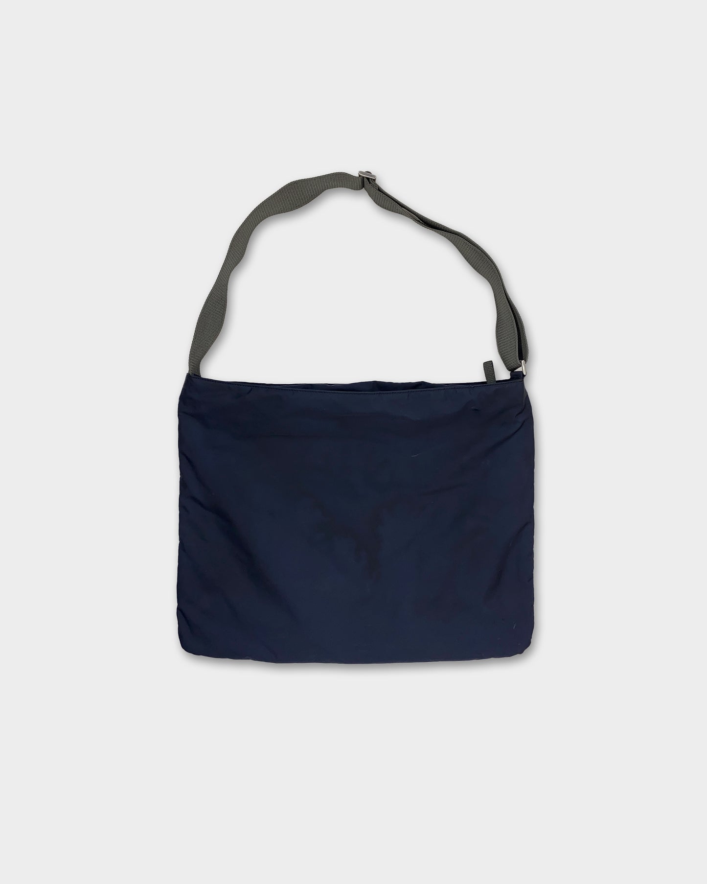 Prada 2000s Nylon Shoulder Bag Navy