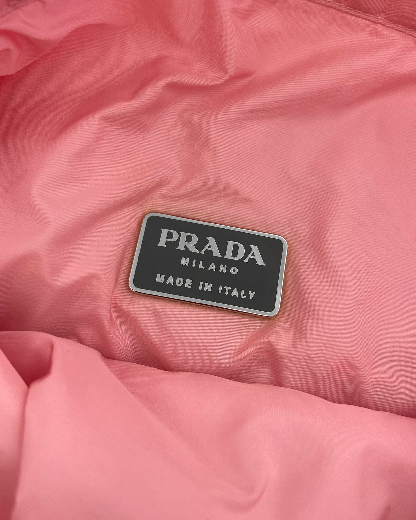 Prada SS1999 Nylon-Rucksack Rosa 