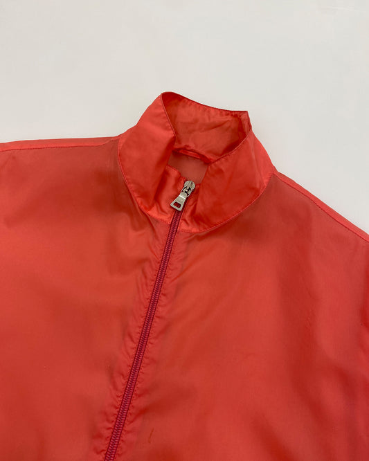 Prada SS1999 Durchscheinende Jacke Rot Rosa 