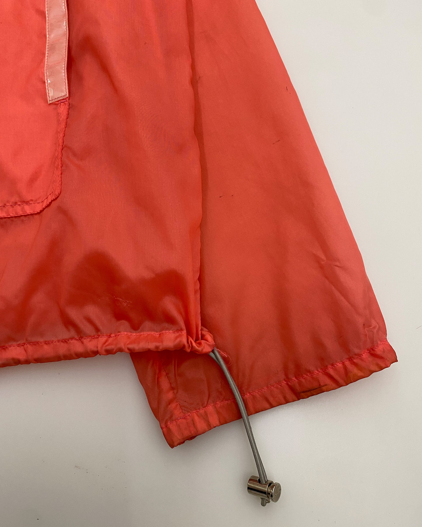 Prada SS1999 Durchscheinende Jacke Rot Rosa 