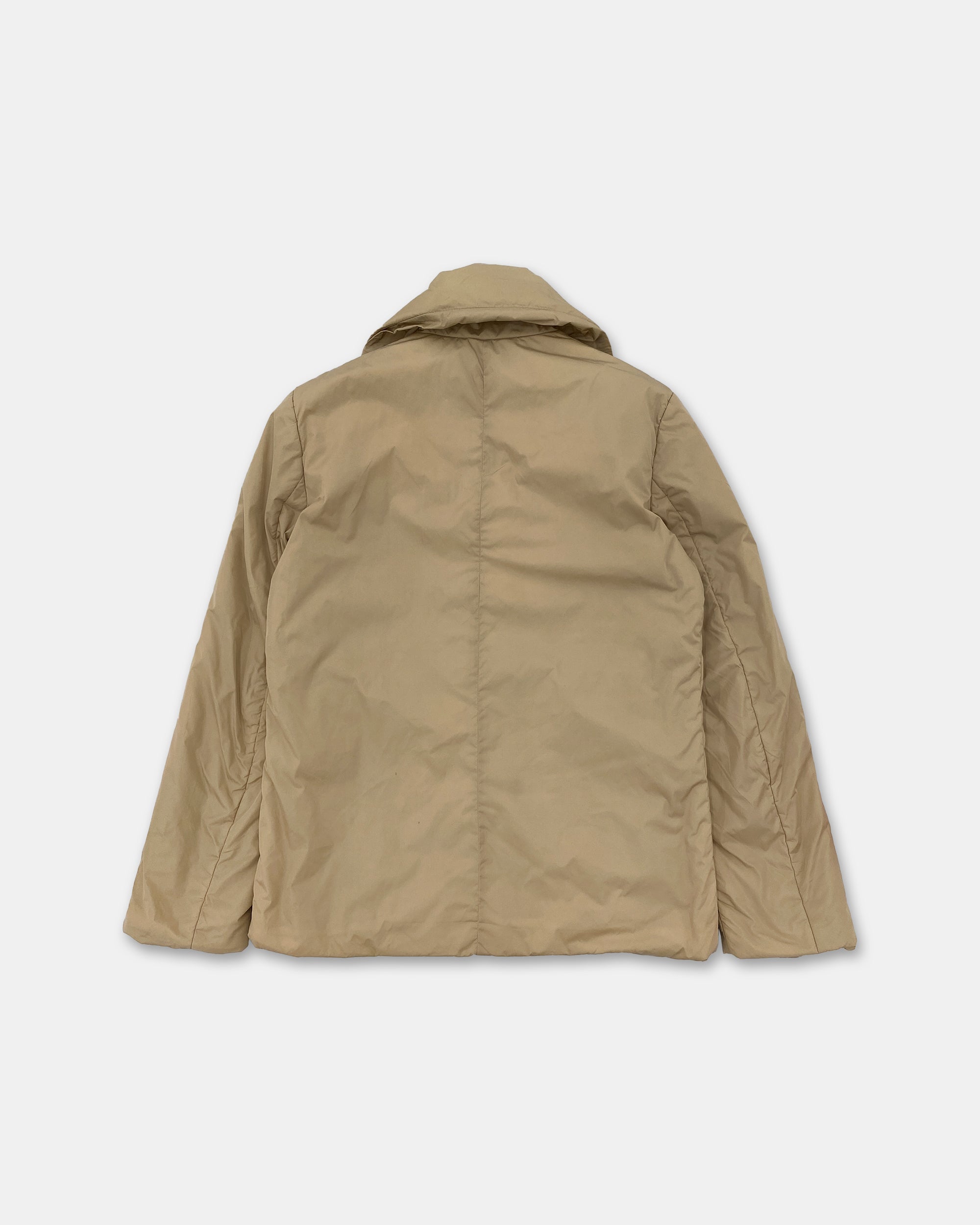 Prada 2000s Nylon Padded Scarf Jacket Beige – Knud Peters