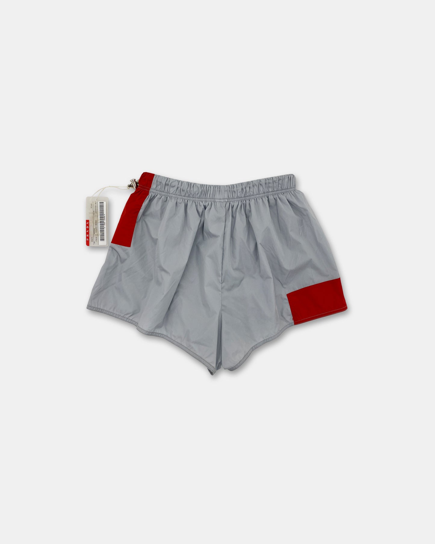 Prada 2000s Sportshorts Hellgrau 