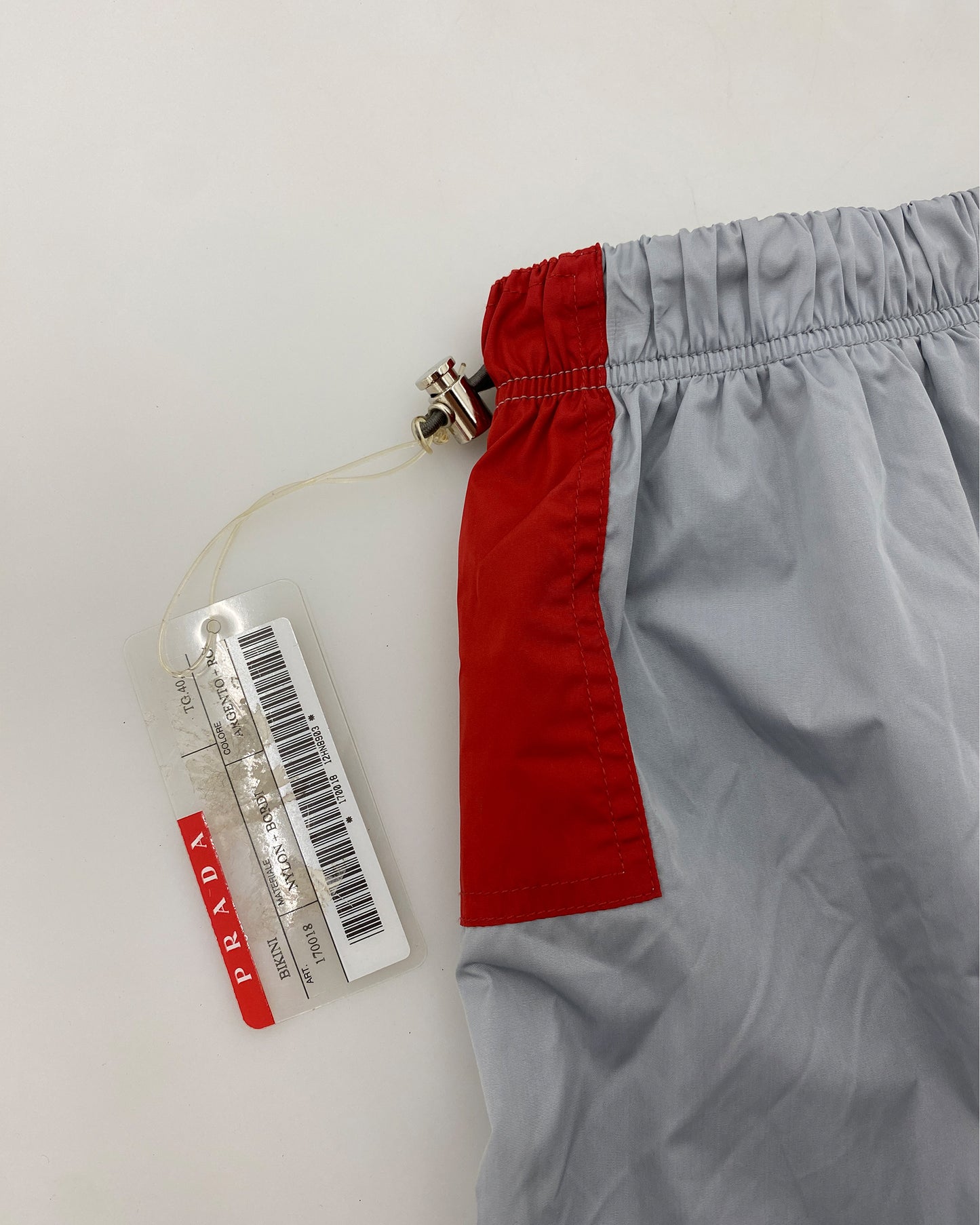 Prada 2000s Sport Shorts Light Grey