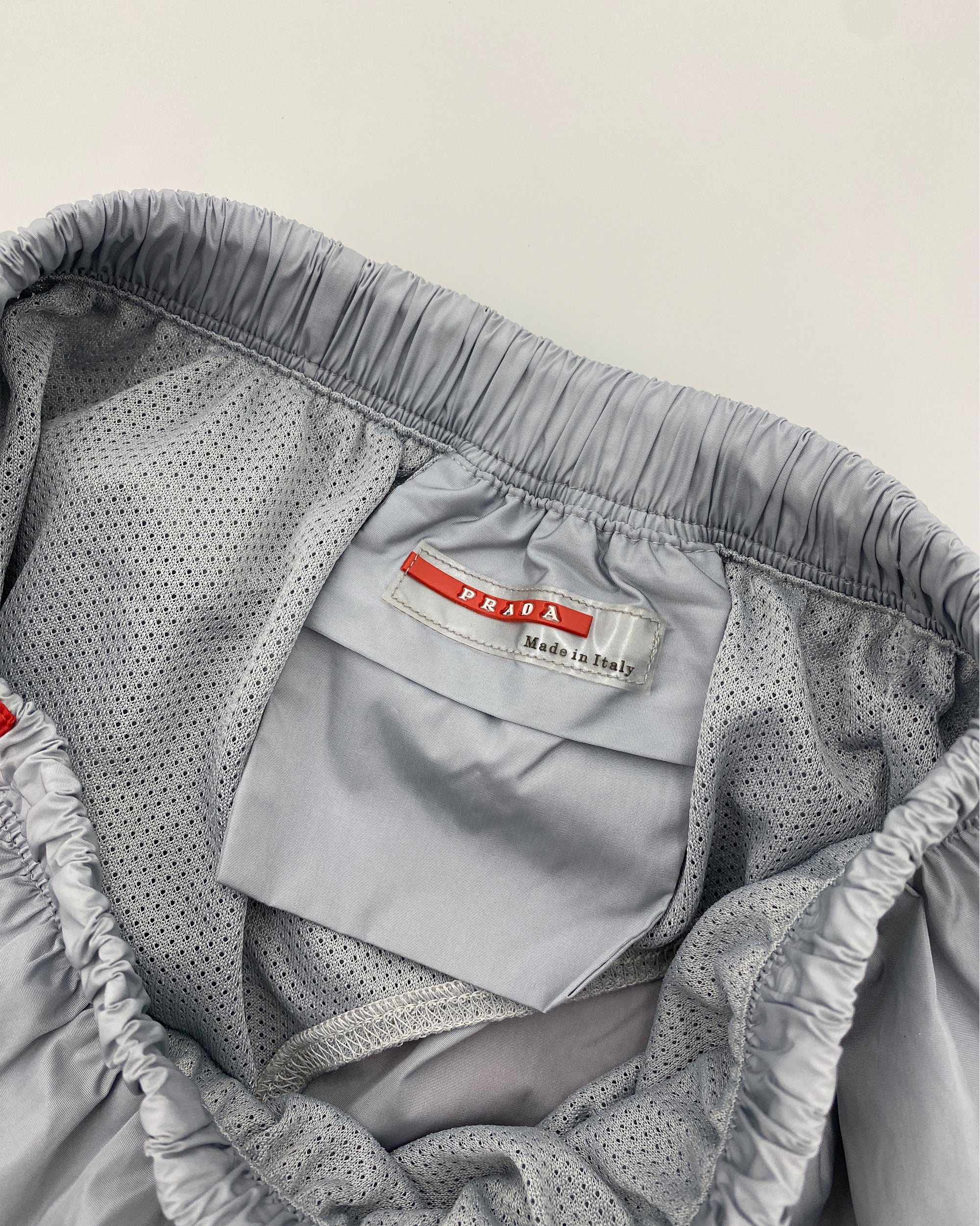 Prada 2000s Sport Shorts Light Grey – Knud Peters