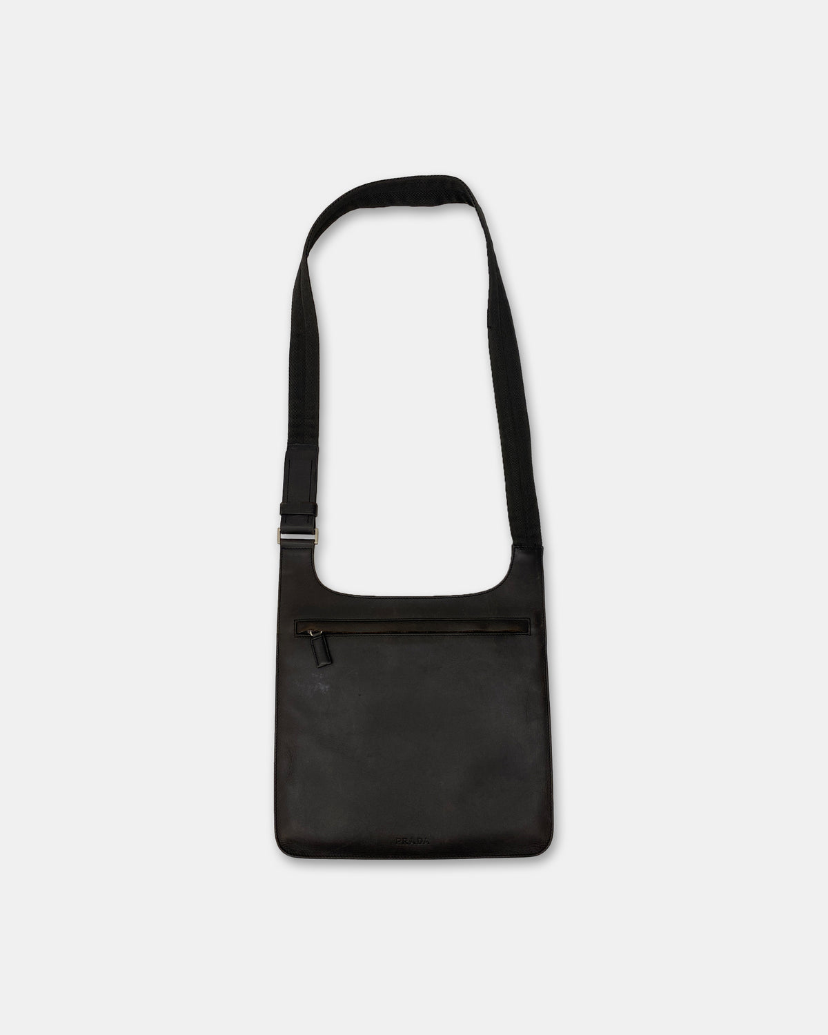 Prada SS1999 Leather Shoulder Bag Dark Brown – Knud Peters