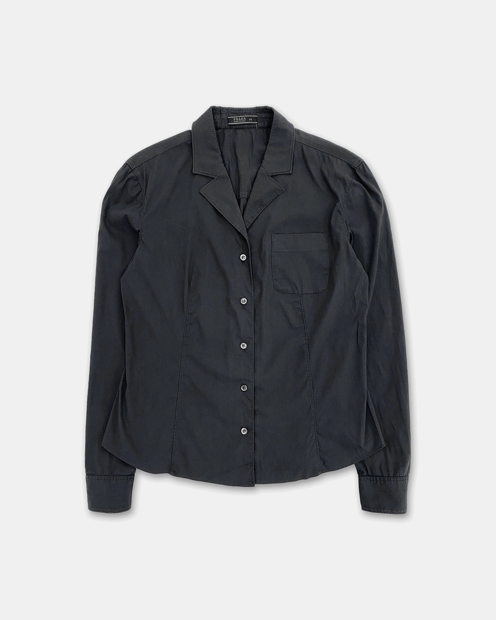 Prada 2000s Stretch Shirt Grey