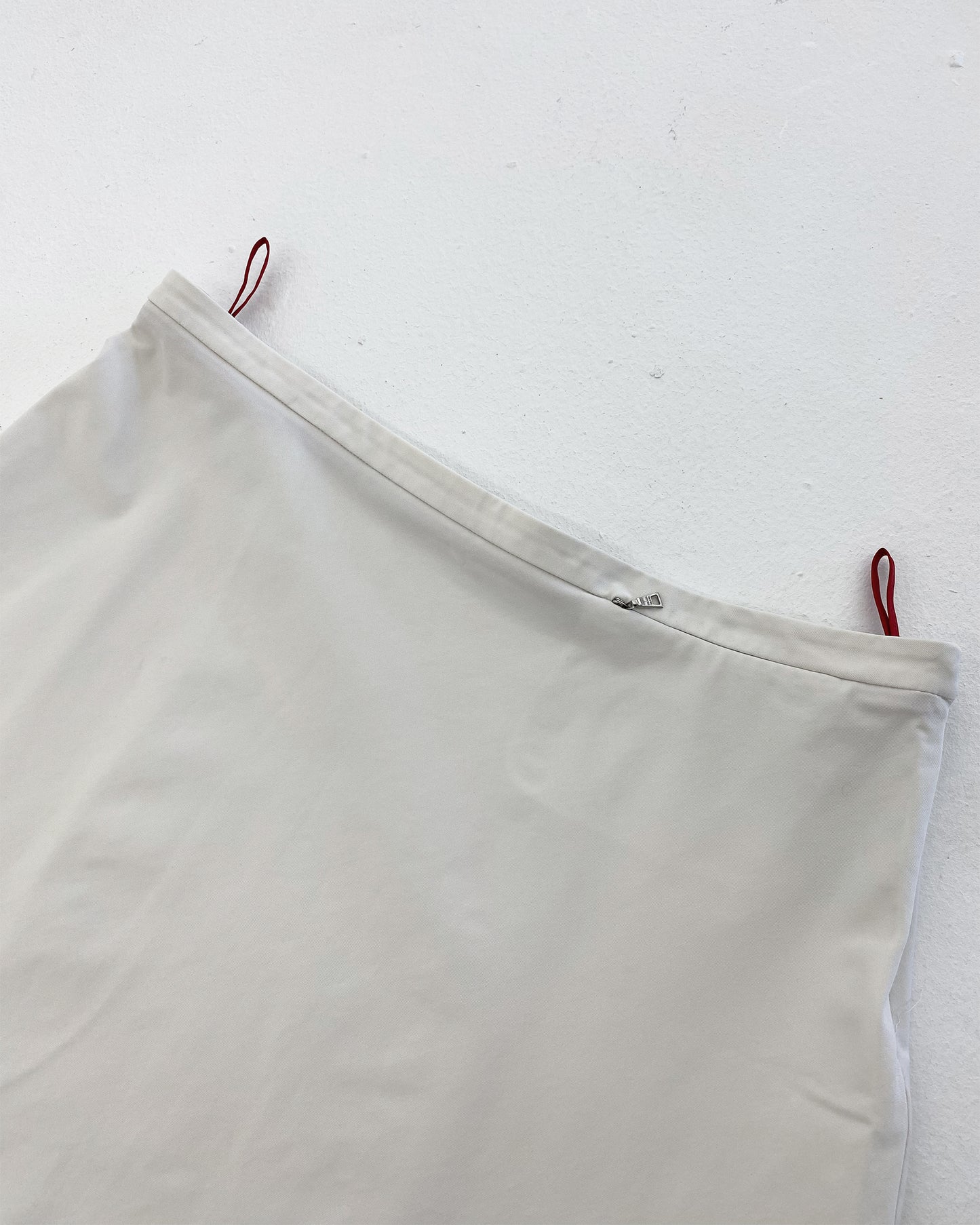 Prada 2000s Nylon Skirt White