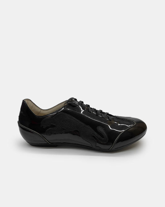 Rudolf Dassler Schuhfabrik von Puma 2000er Lackschuhe Schwarz 