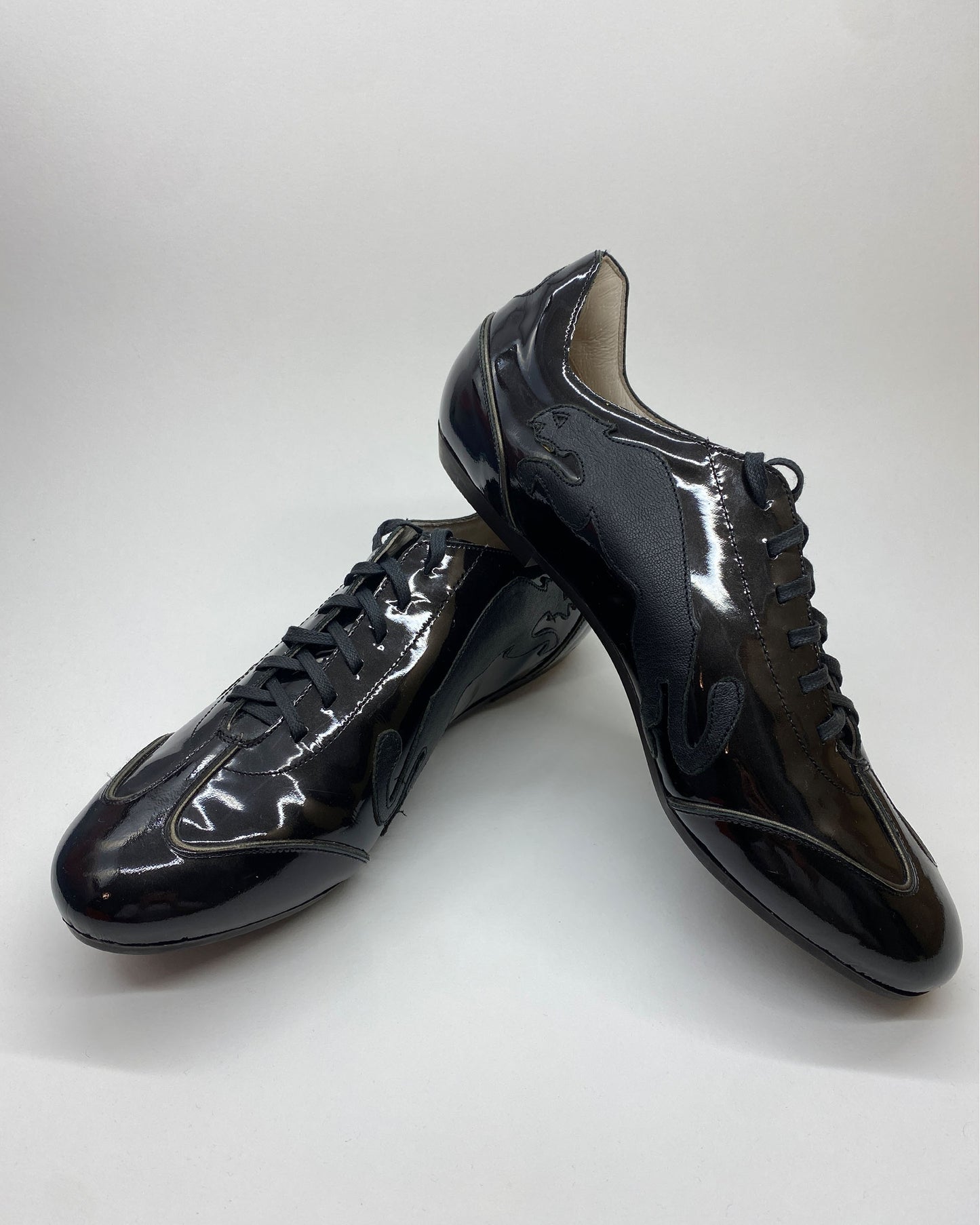 Rudolf Dassler Schuhfabrik by Puma 2000s Patent Leather Shoes Black