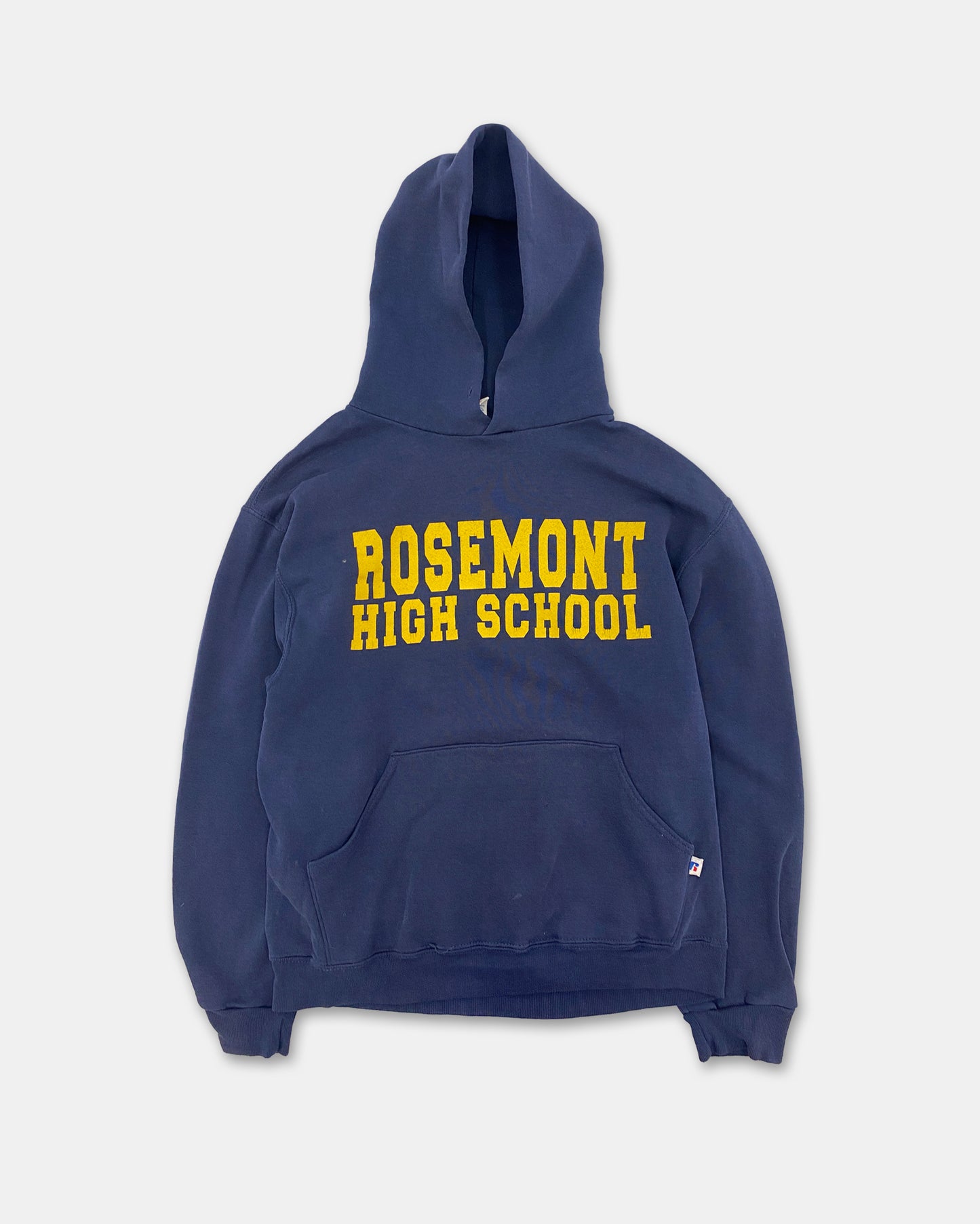 Vintage 2000er Rosemont High School Kapuzenpullover Marine 