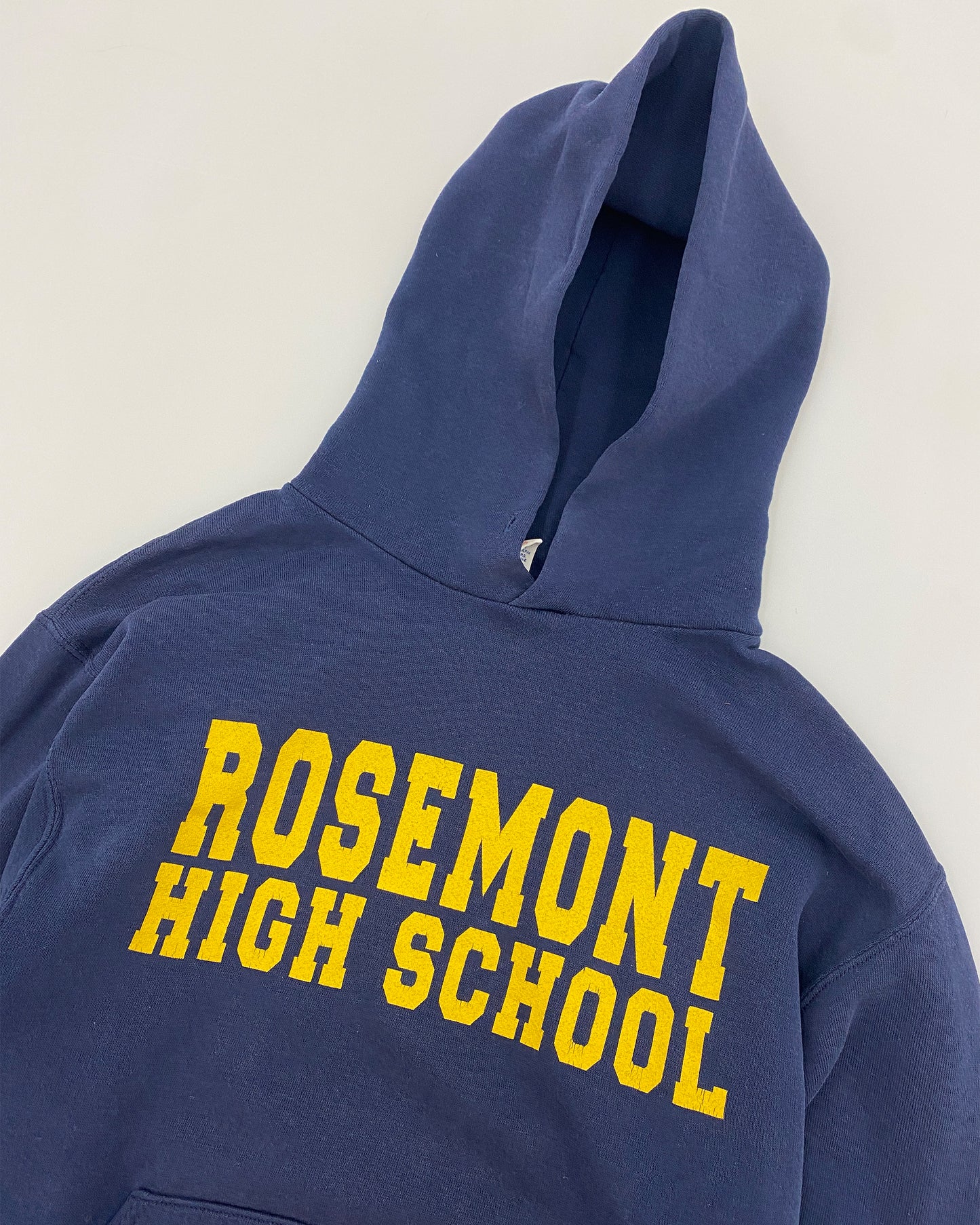 Vintage 2000er Rosemont High School Kapuzenpullover Marine 