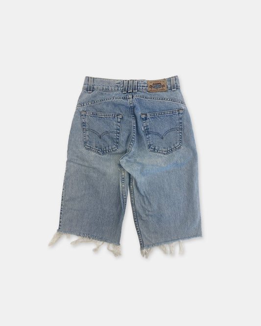 Levis 1980s Silver Tab USA Denim Shorts Light Blue