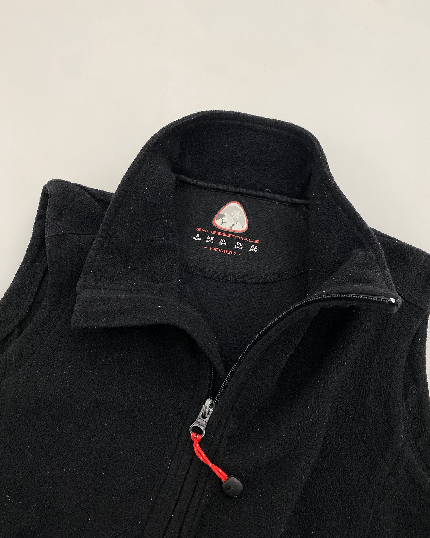 Ski Essentials 2000s Fleece Vest Black