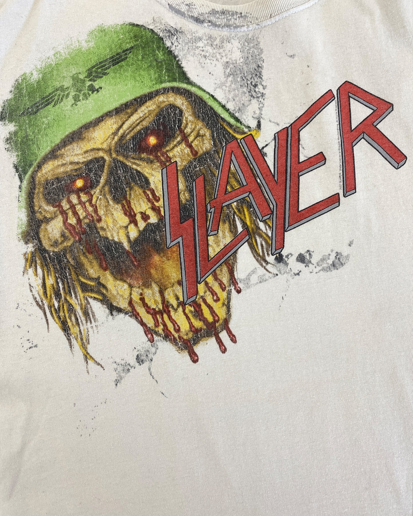 Slayer 2007 Band-T-Shirt Weiß 