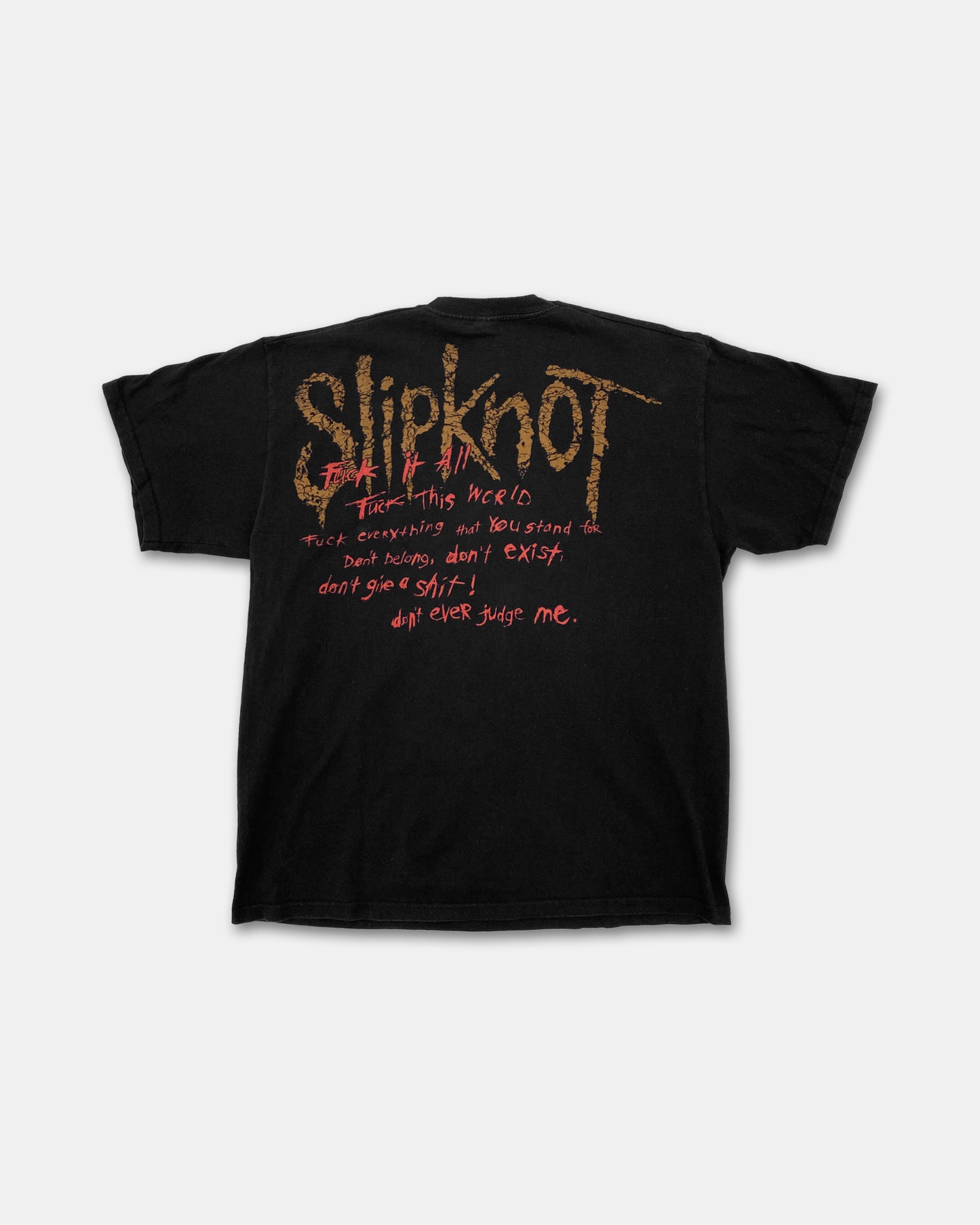 Slipknot 2009 Fuck It All Band T-Shirt Schwarz 