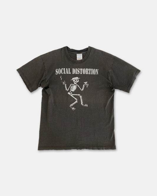 Vintage 1990s Social Distortion T-Shirt Grey