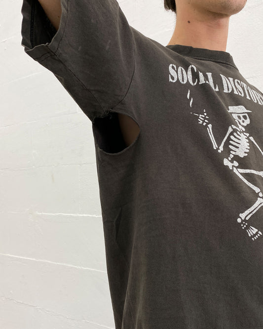 Vintage 1990s Social Distortion T-Shirt Grey